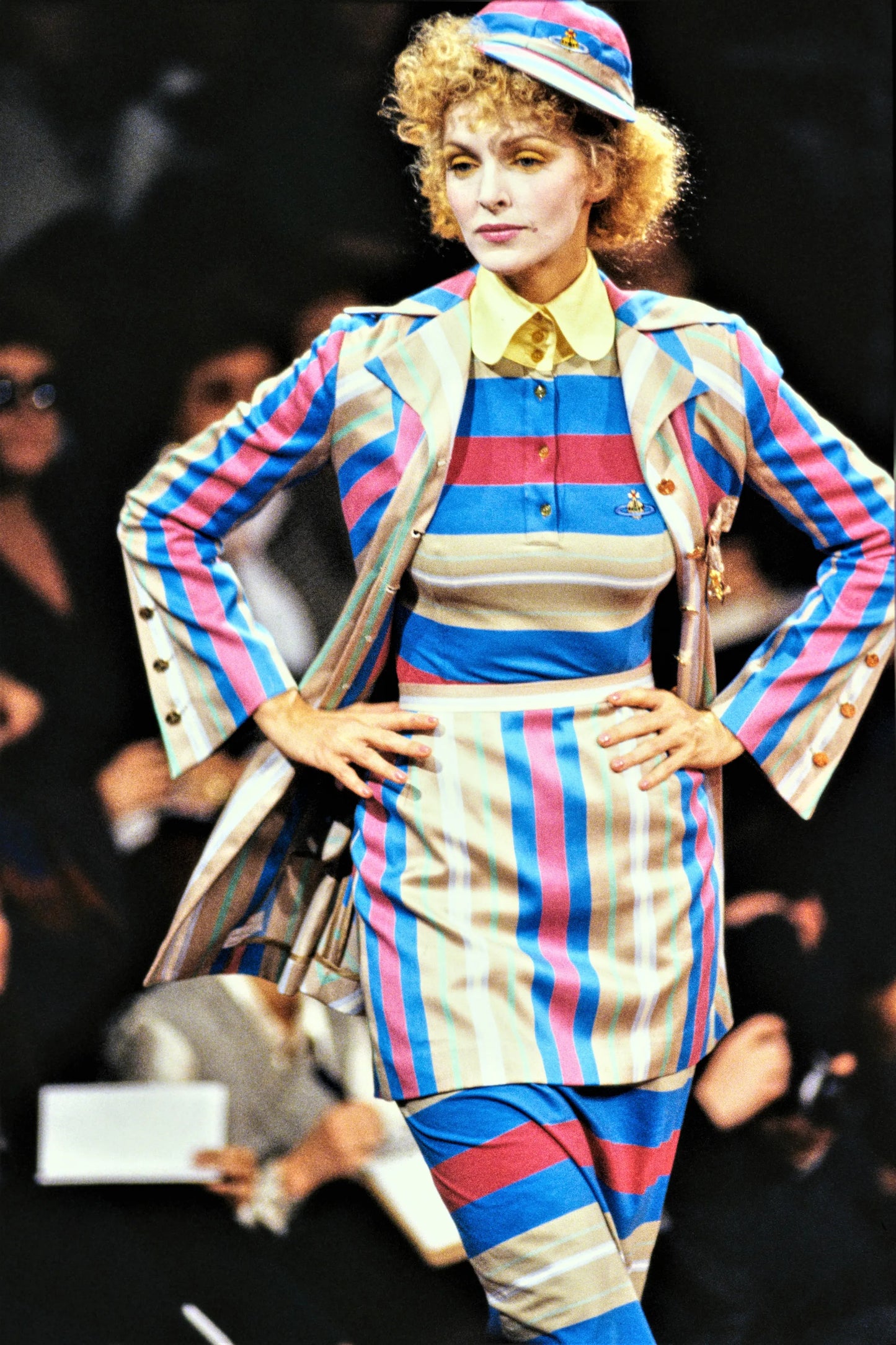 Vivienne Westwood Spring 1994 Striped T Shirt Dress