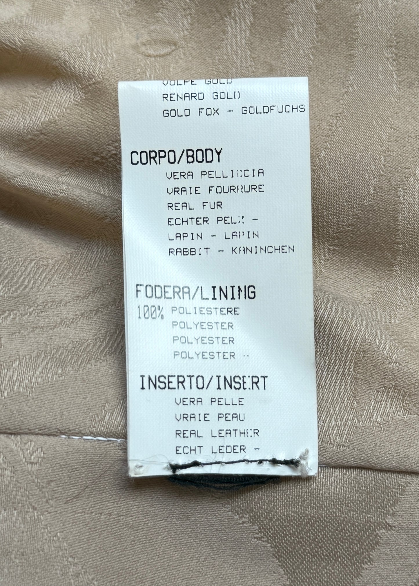 Roberto Cavalli Fall 2004 Brown Leather & Fur Jacket