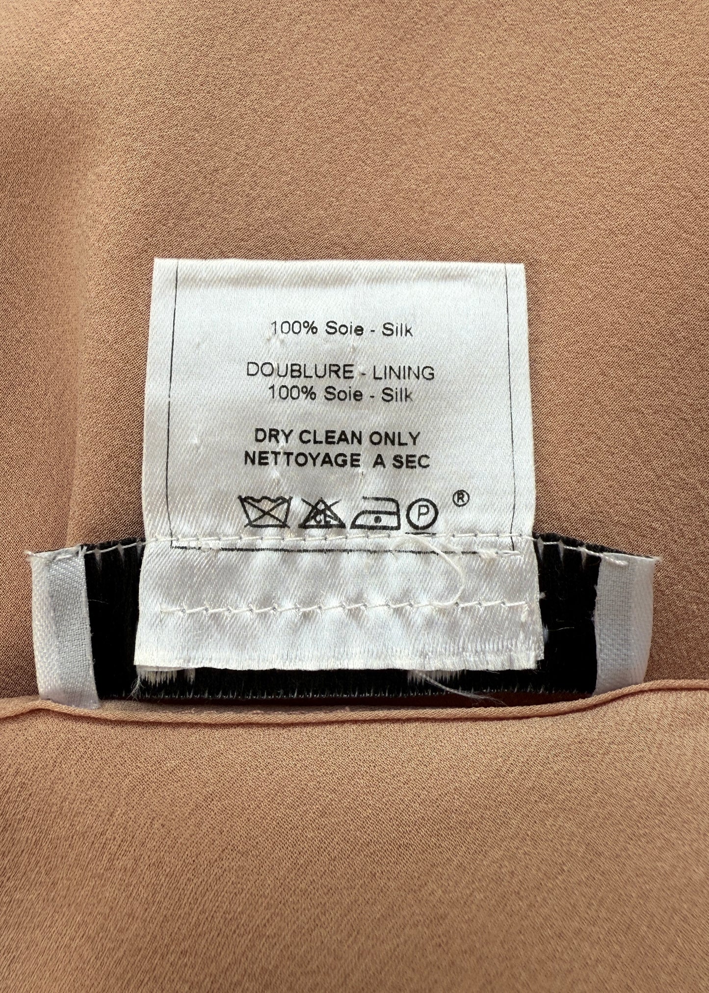 Dior Spring 2002 Blush Pink Silk Chiffon Midi Skirt