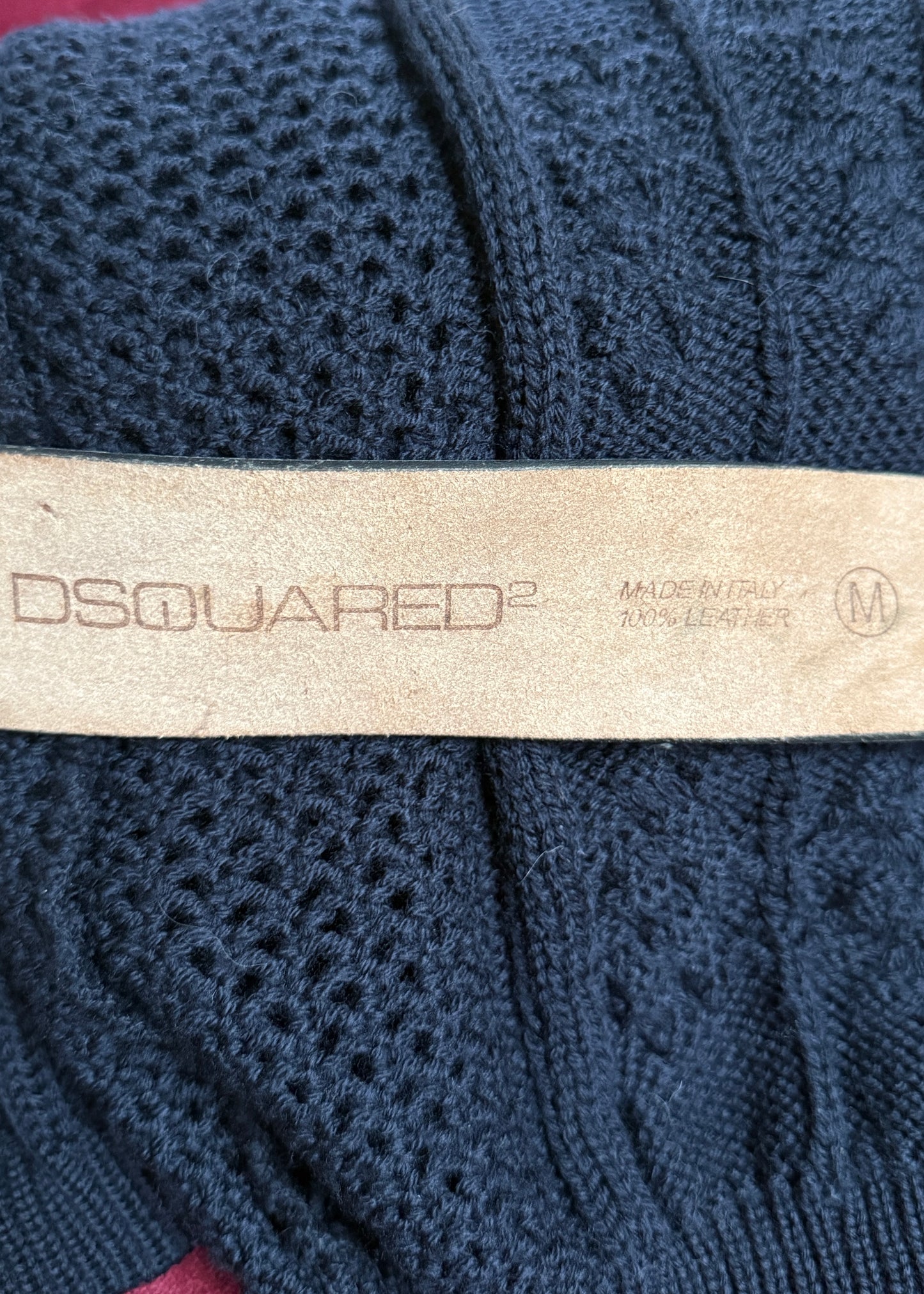 DSquared2 Spring 2005 Runway "Fucking Stoner" Leather Belt