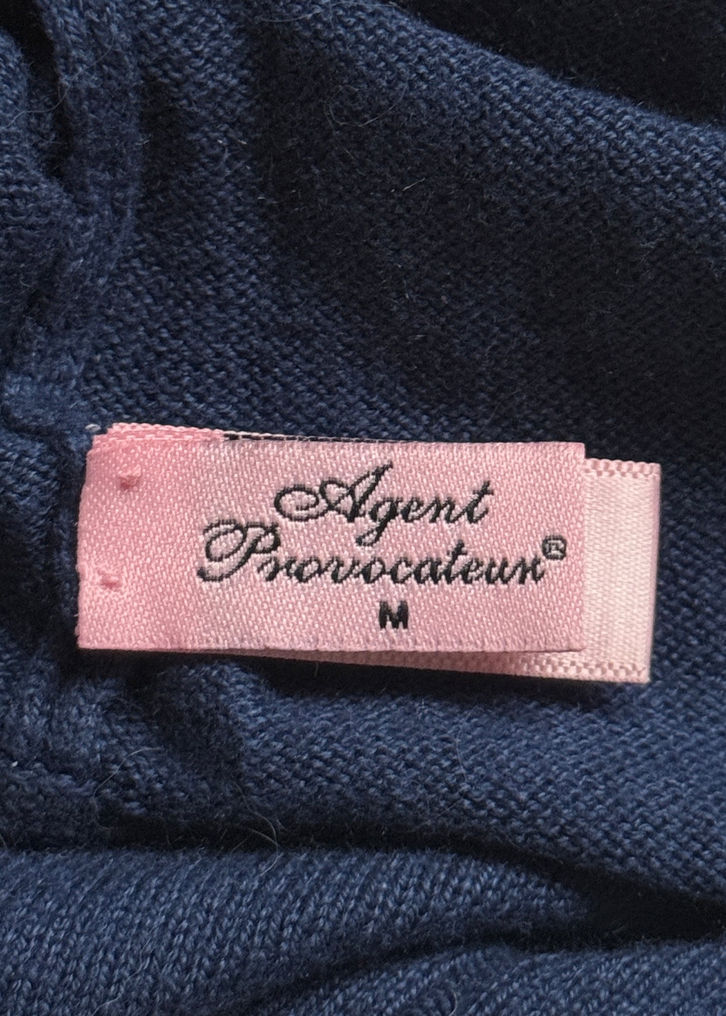 Agent Provocateur 2008 Blue Knit Cowgirl Bodysuit