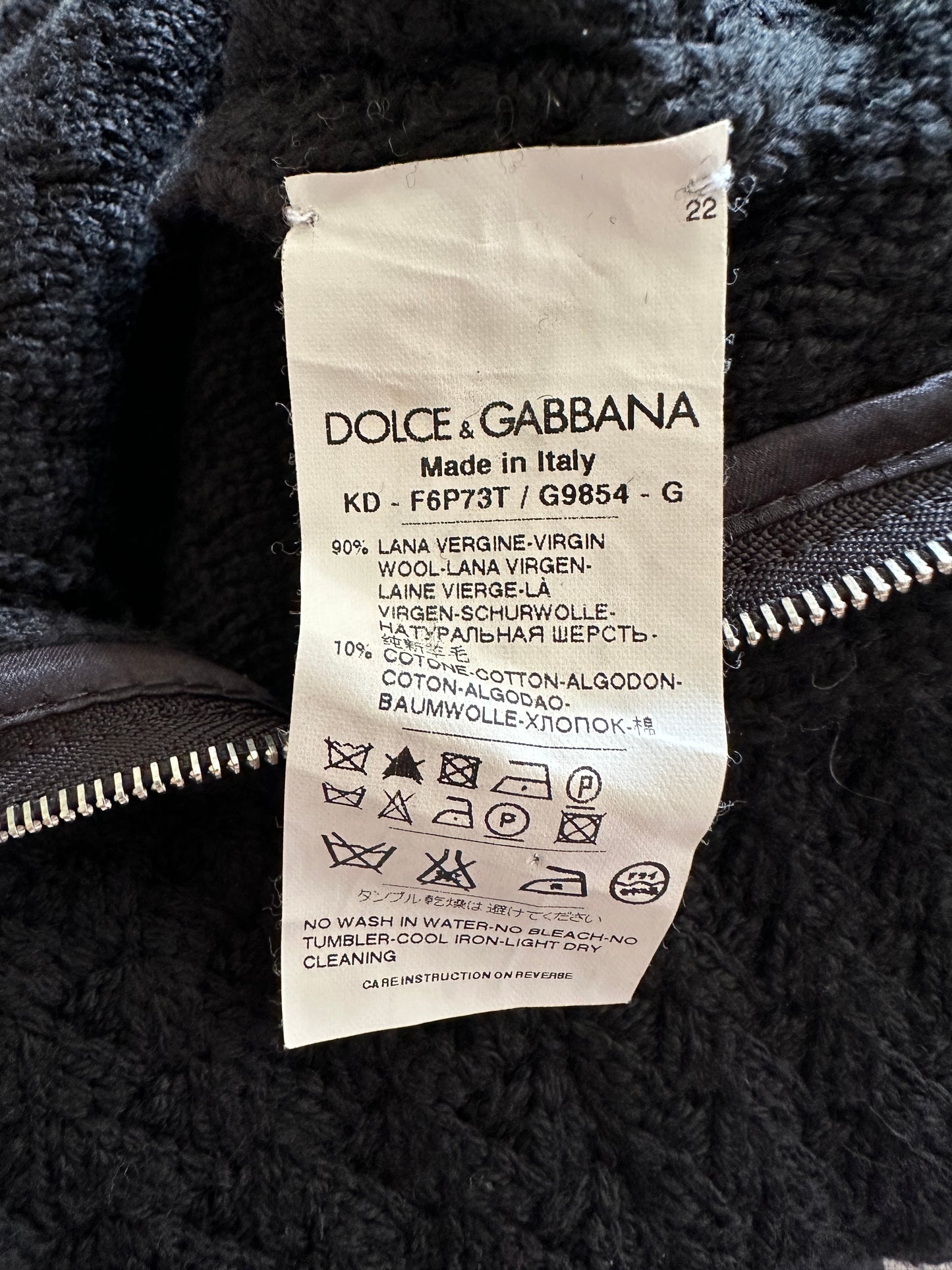 Dolce & Gabbana Fall 2010 Runway Lace & Knit Bustier Dress