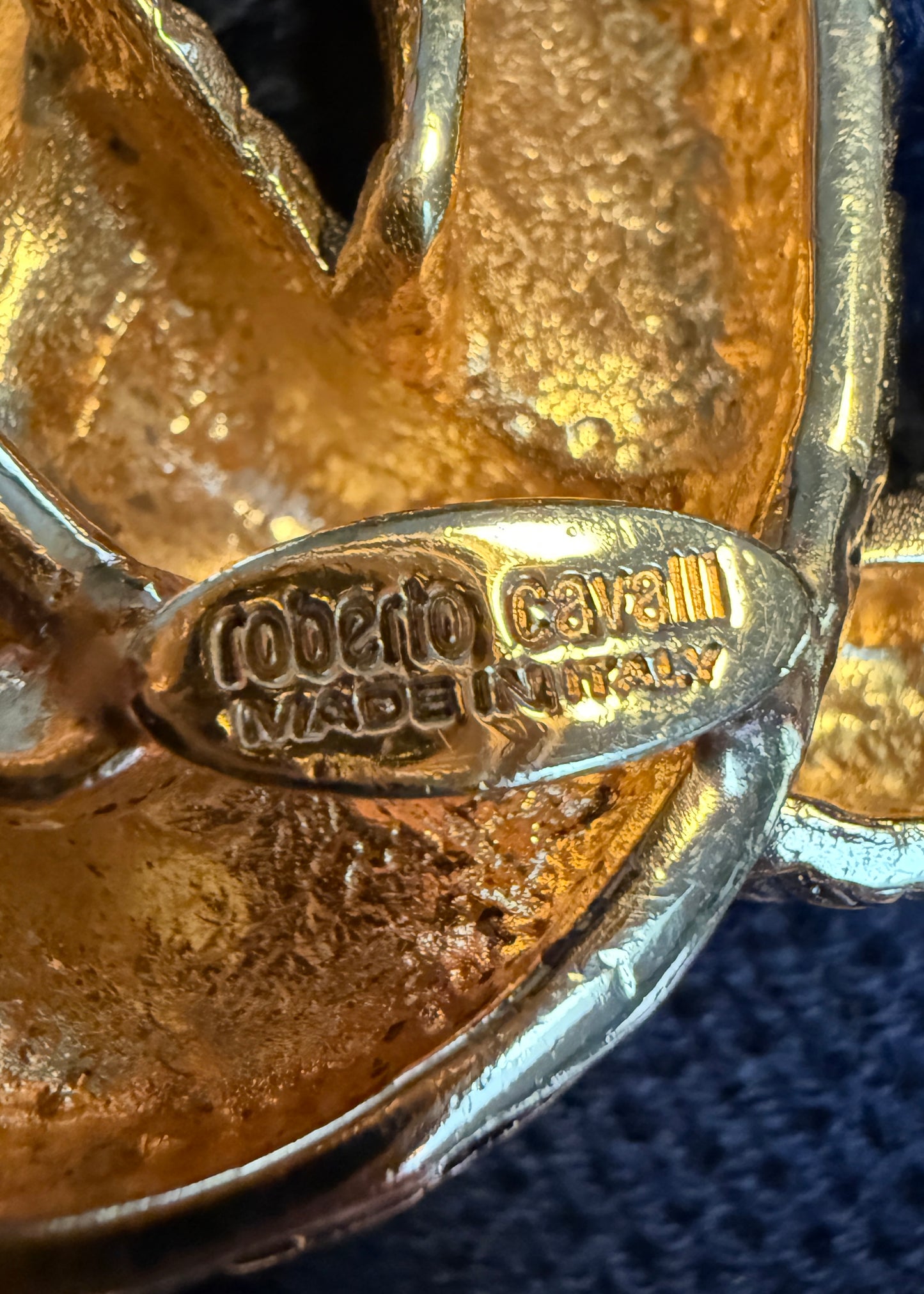 Roberto Cavalli Spring 2005 Snake Buckle Alligator Leather Belt