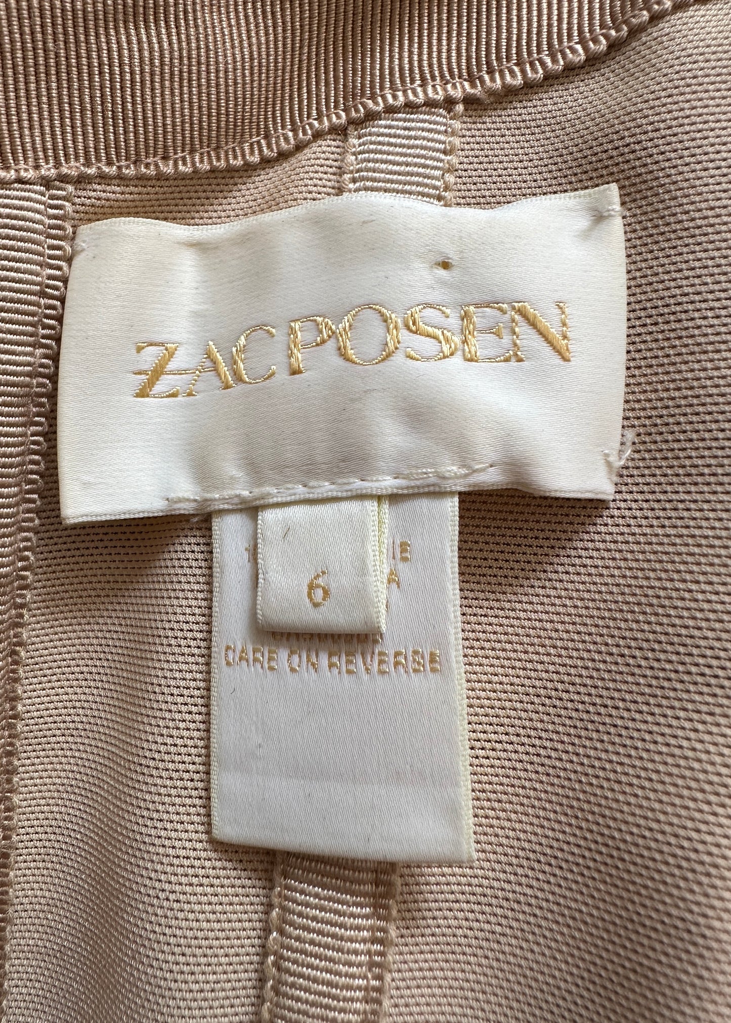 Zac Posen Pre-Fall 2011 Runway Black Silk Chiffon Corseted Dress