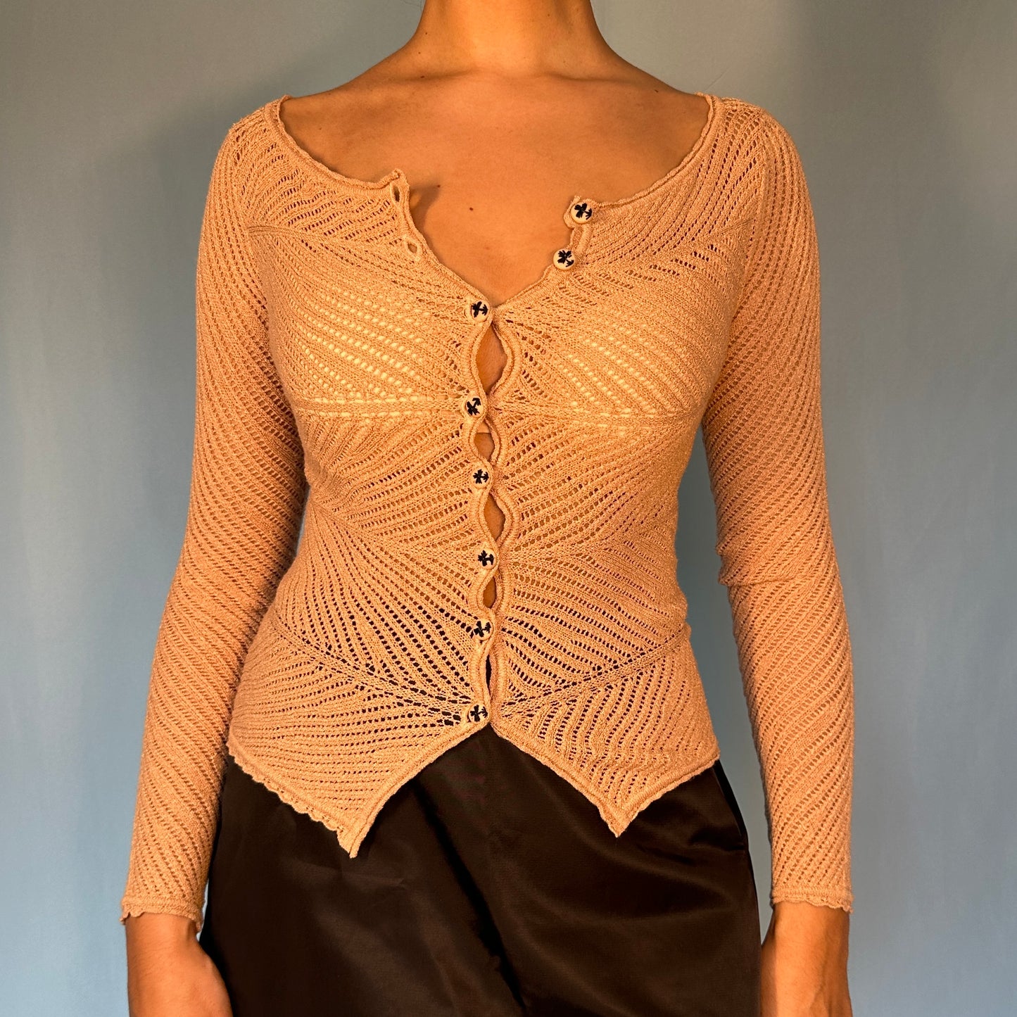 Anna Molinari Beige Cardigan