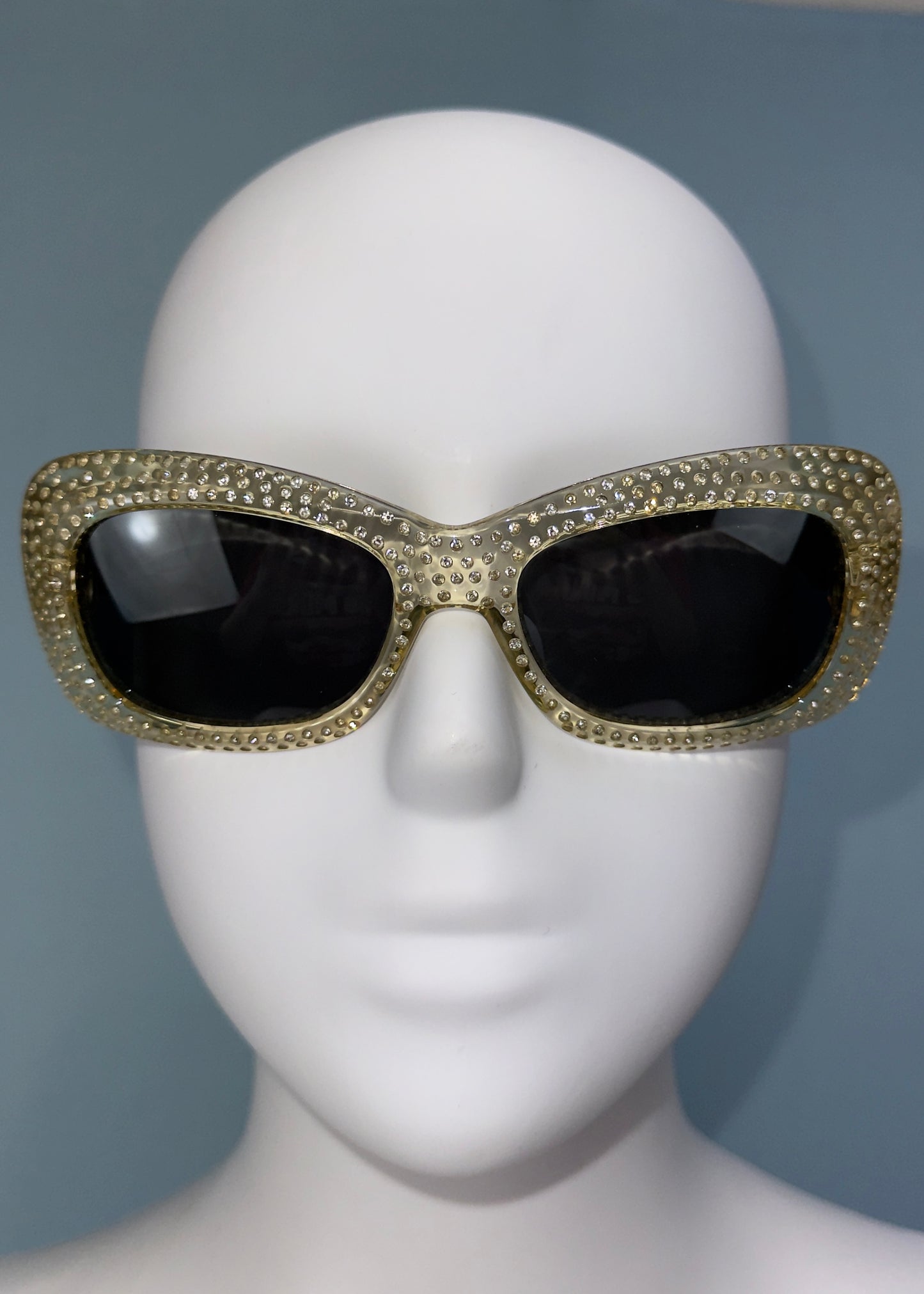 Versace Fall 1996 Rhinestone Medusa Sunglasses