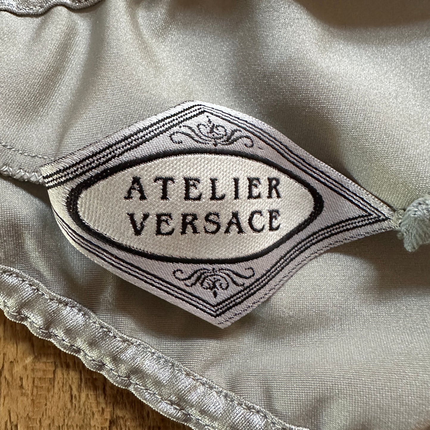 Atelier Versace Spring 1994 Oroton Bodysuit Top