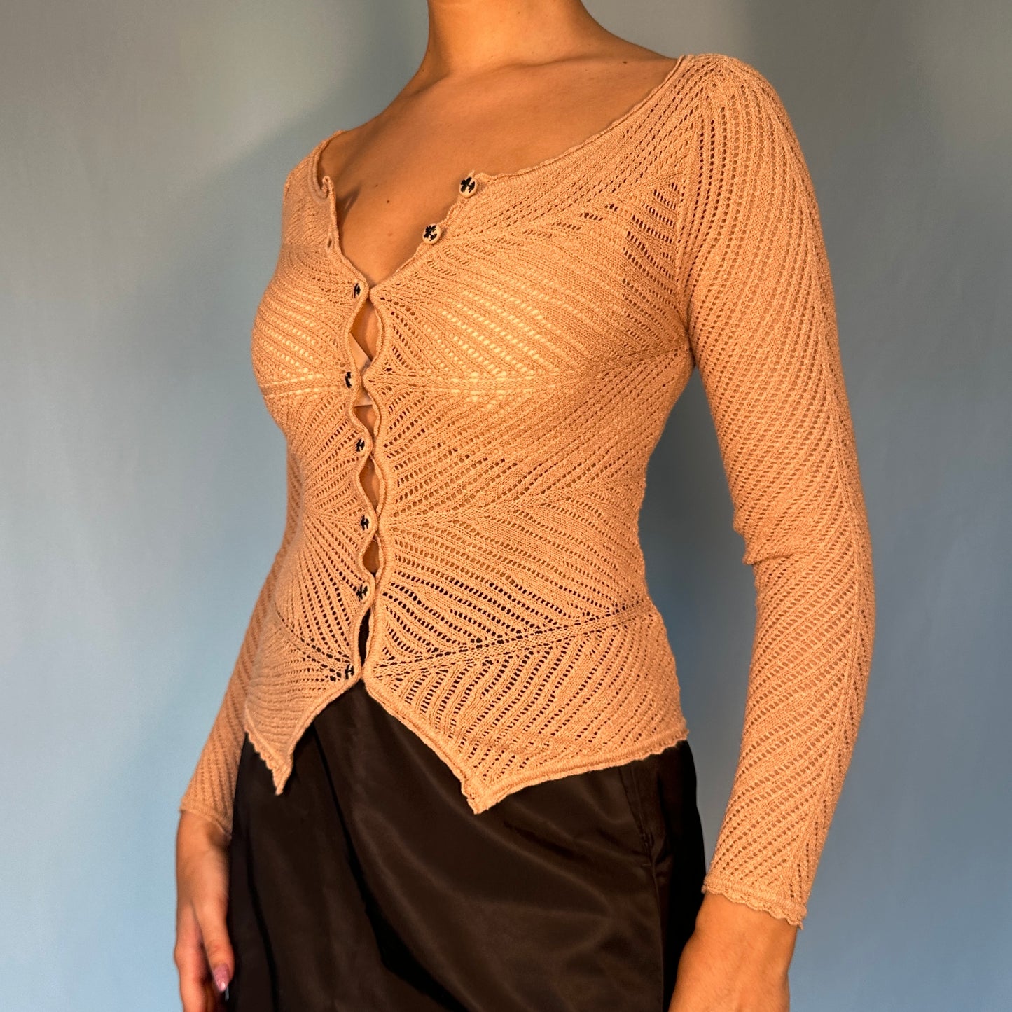Anna Molinari Beige Cardigan