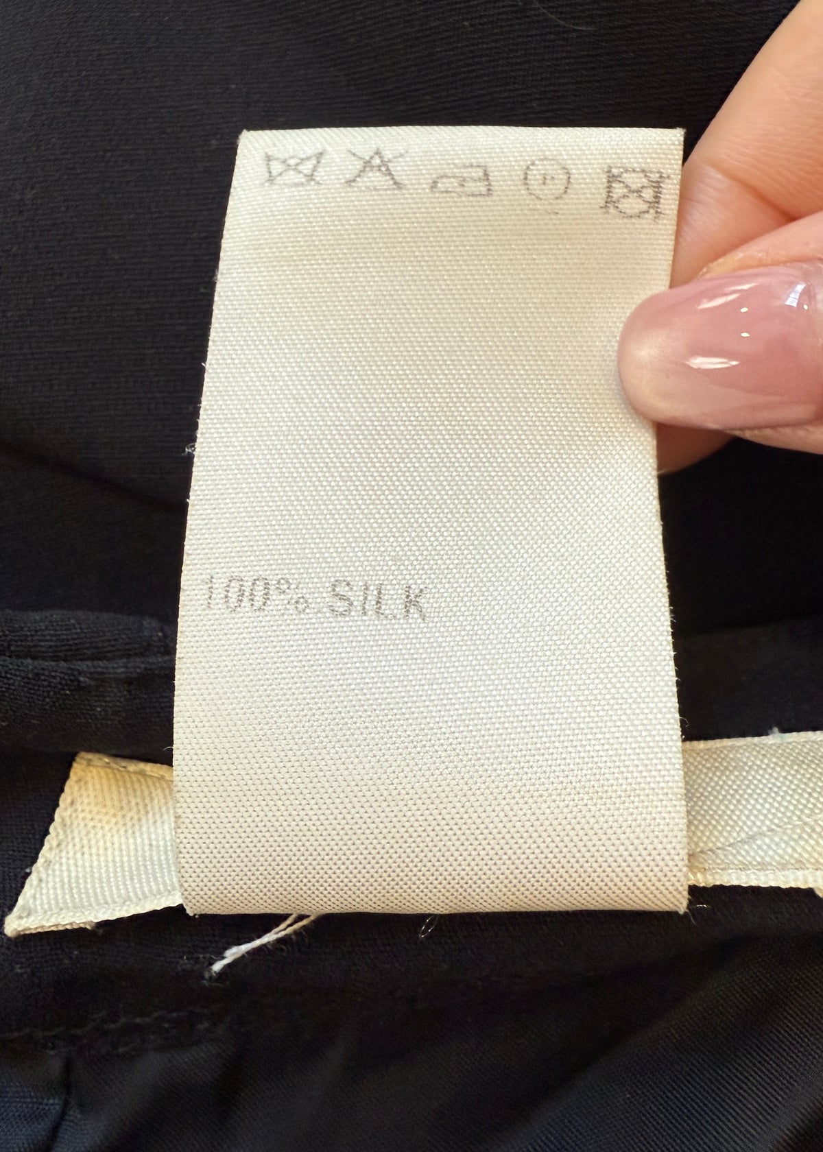 Chloé Fall 2001 Black Zip Back Silk Halter Dress
