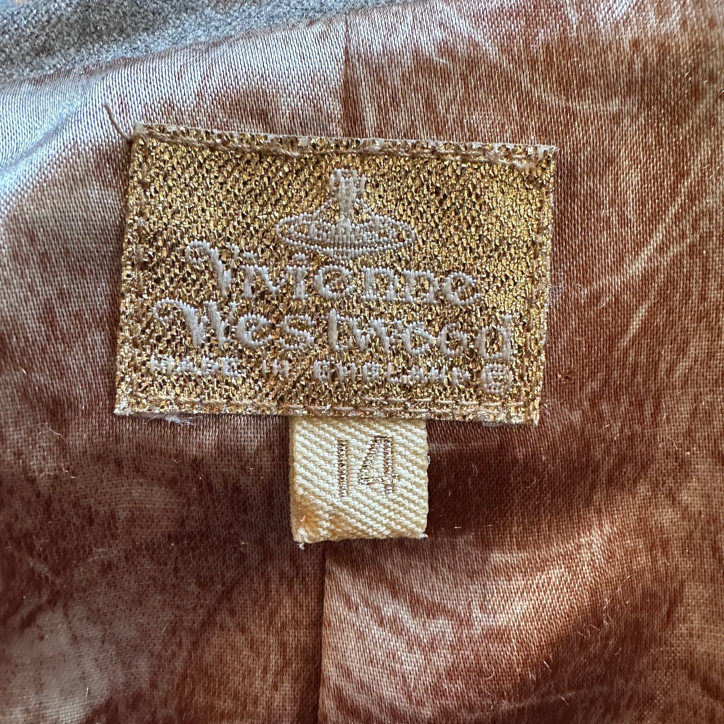 Vivienne Westwood Fall 1993 Runway Grey Waistcoat Top