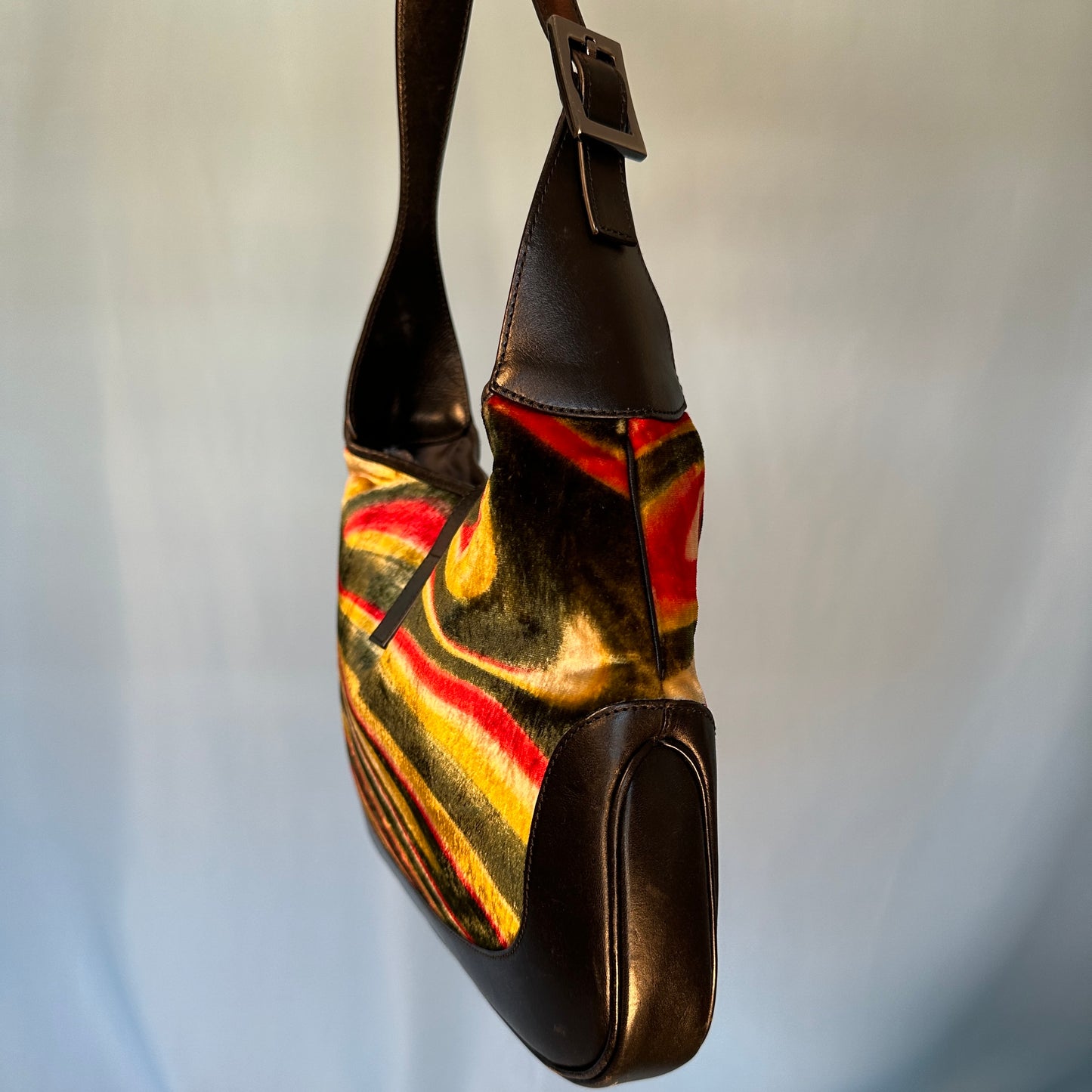 Gucci F/W 1999 Velvet Psychedelic Jackie Bag