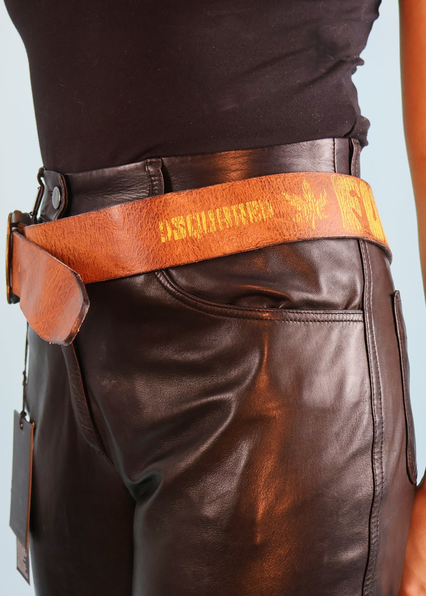DSquared2 Spring 2005 Runway "Fucking Stoner" Leather Belt