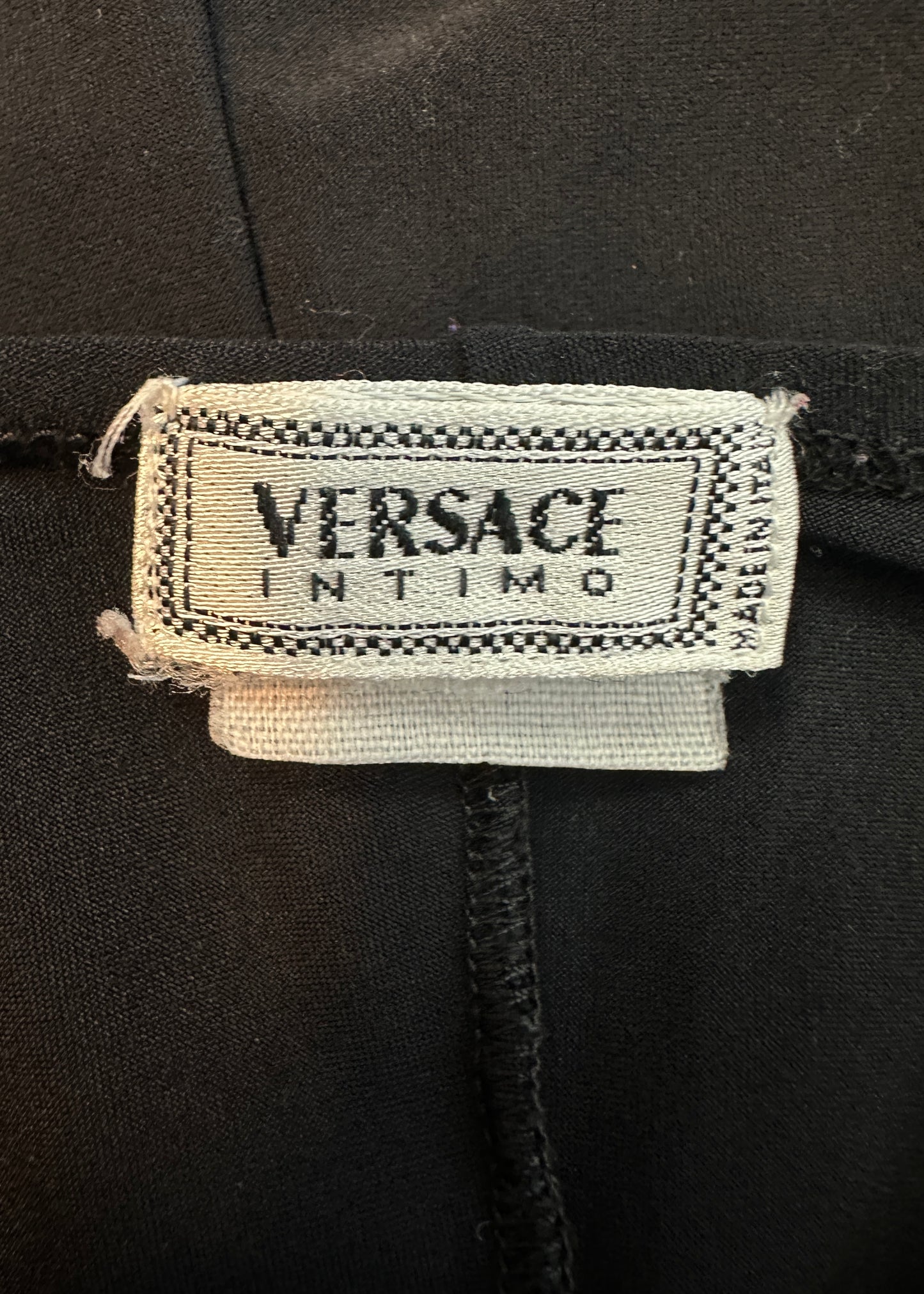 Versace Black Medusa Strap Bodysuit