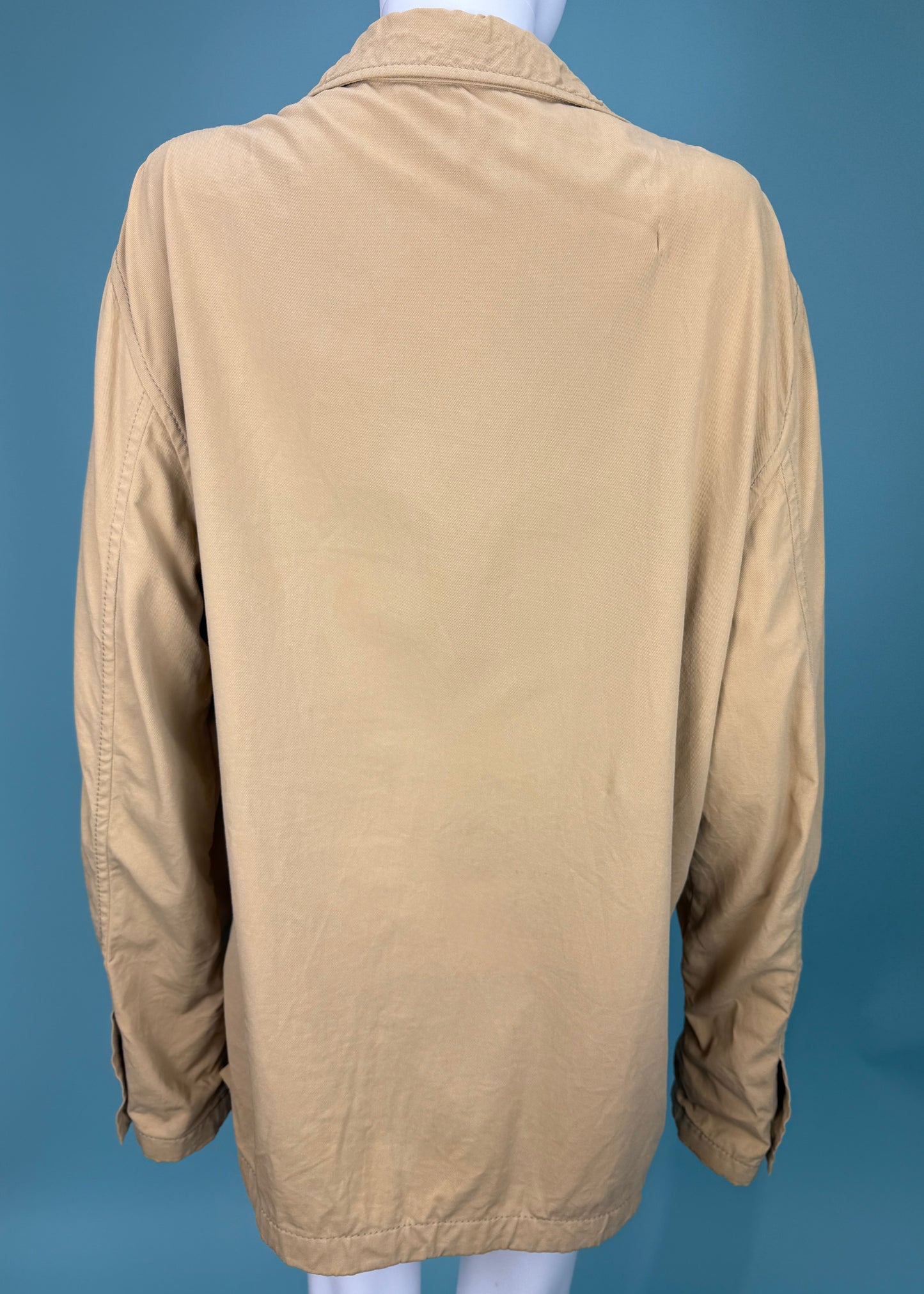 *Menswear* Prada Spring 1998 Runway Beige Pullover