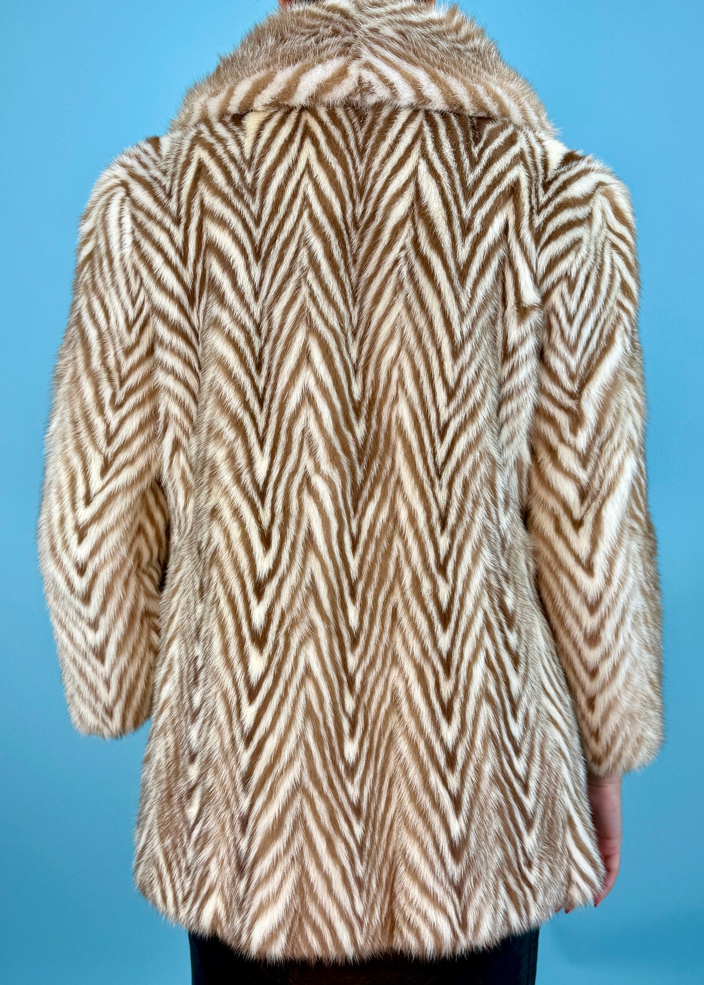 Yves Saint Laurent 1980s Brown Mink Fur Coat