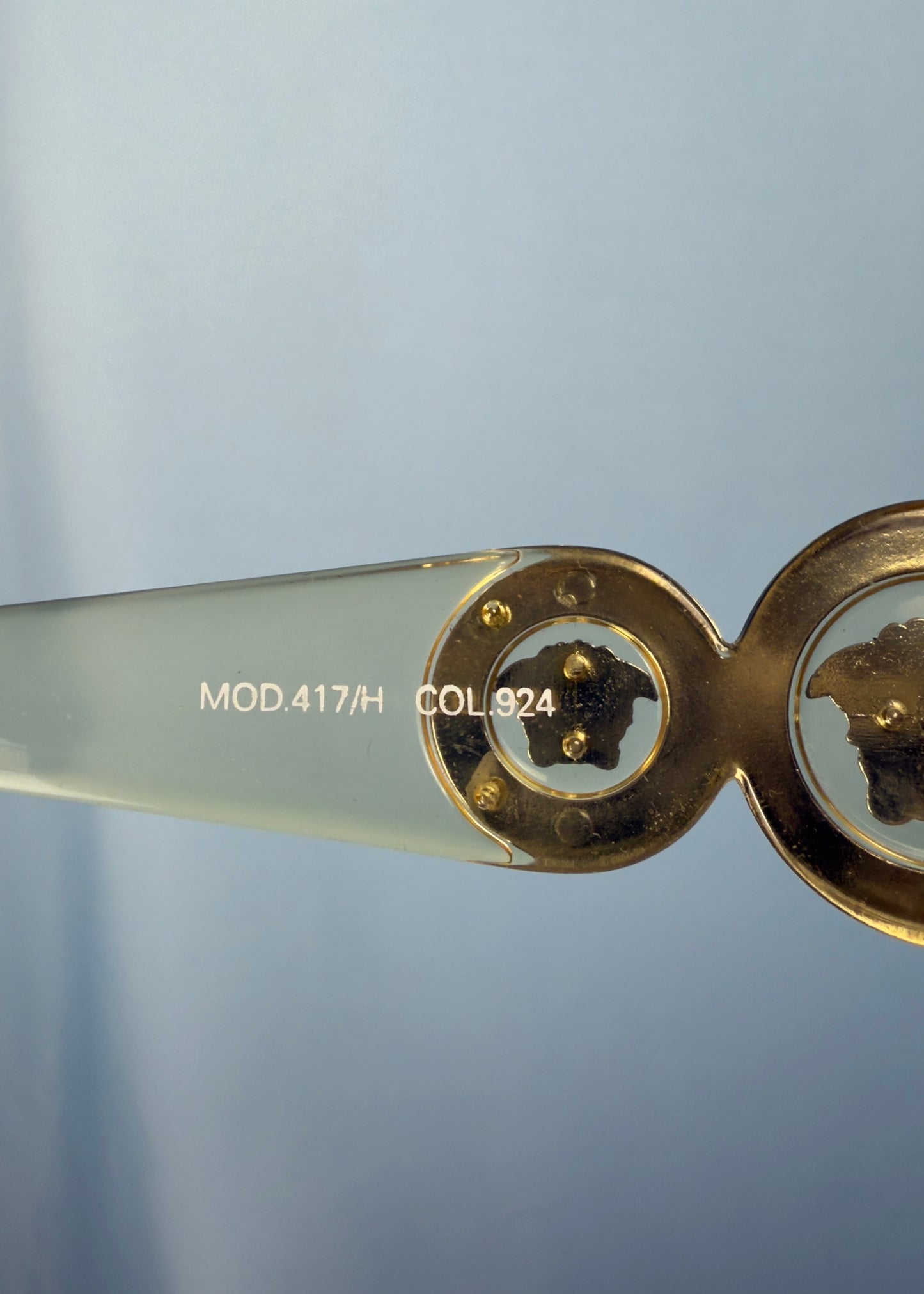 Versace Fall 1996 Rhinestone Medusa Sunglasses