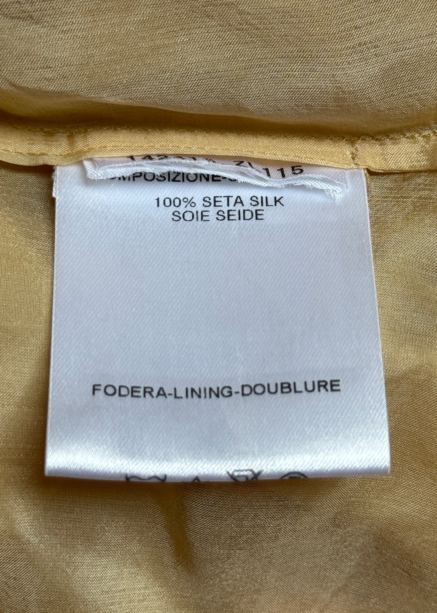 Gucci Spring 2005 Cream Tassel Open Front Silk Blouse Top