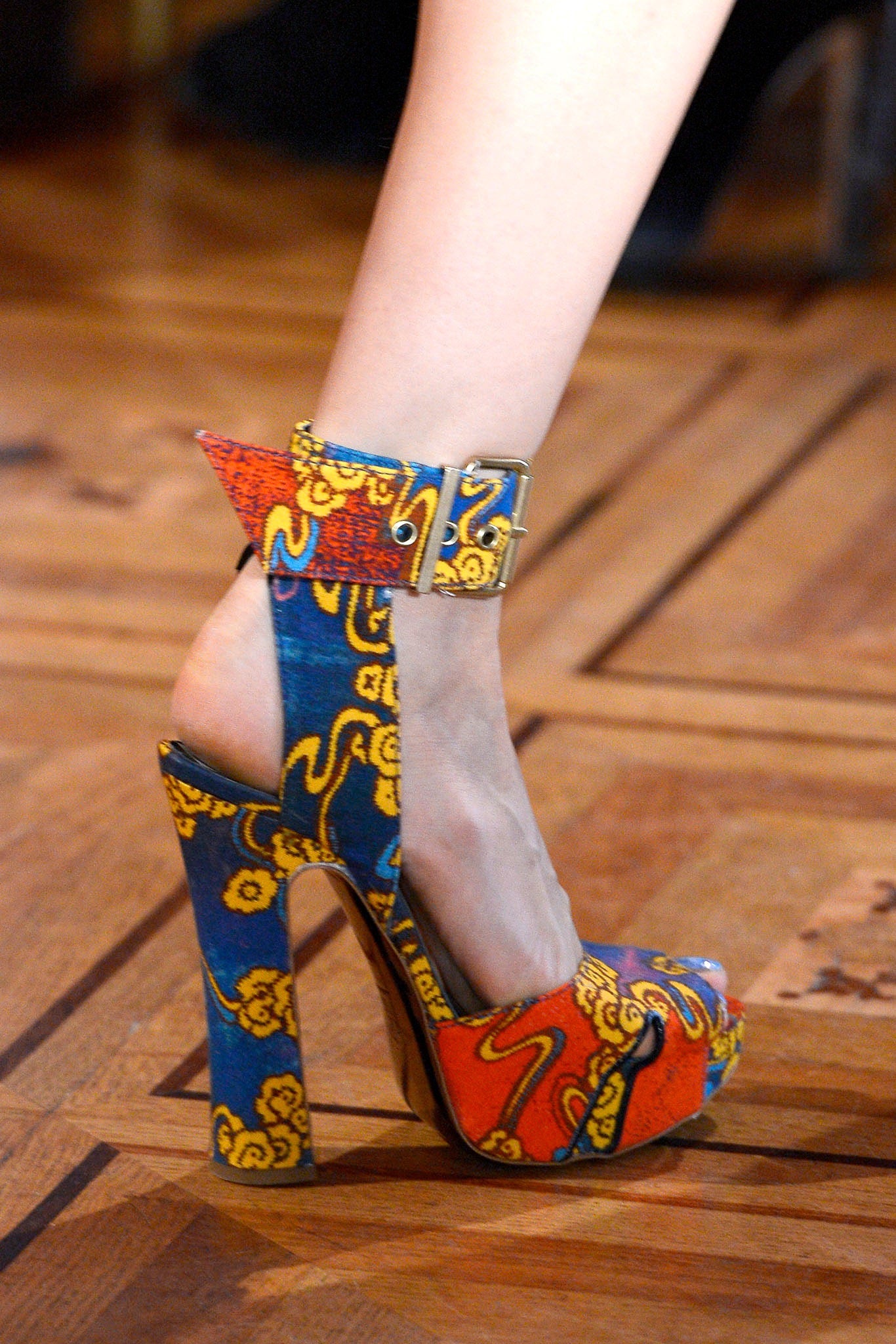 Vivienne Westwood Spring 2013 Runway ‘Tea Garden’ Platform Heels