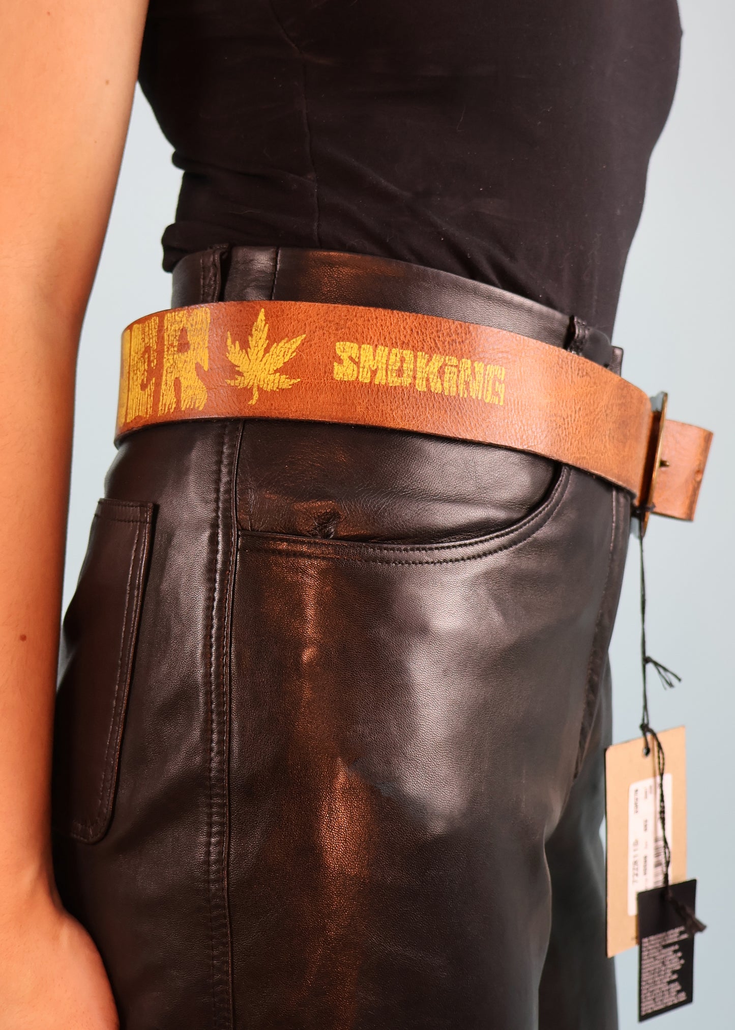 DSquared2 Spring 2005 Runway "Fucking Stoner" Leather Belt