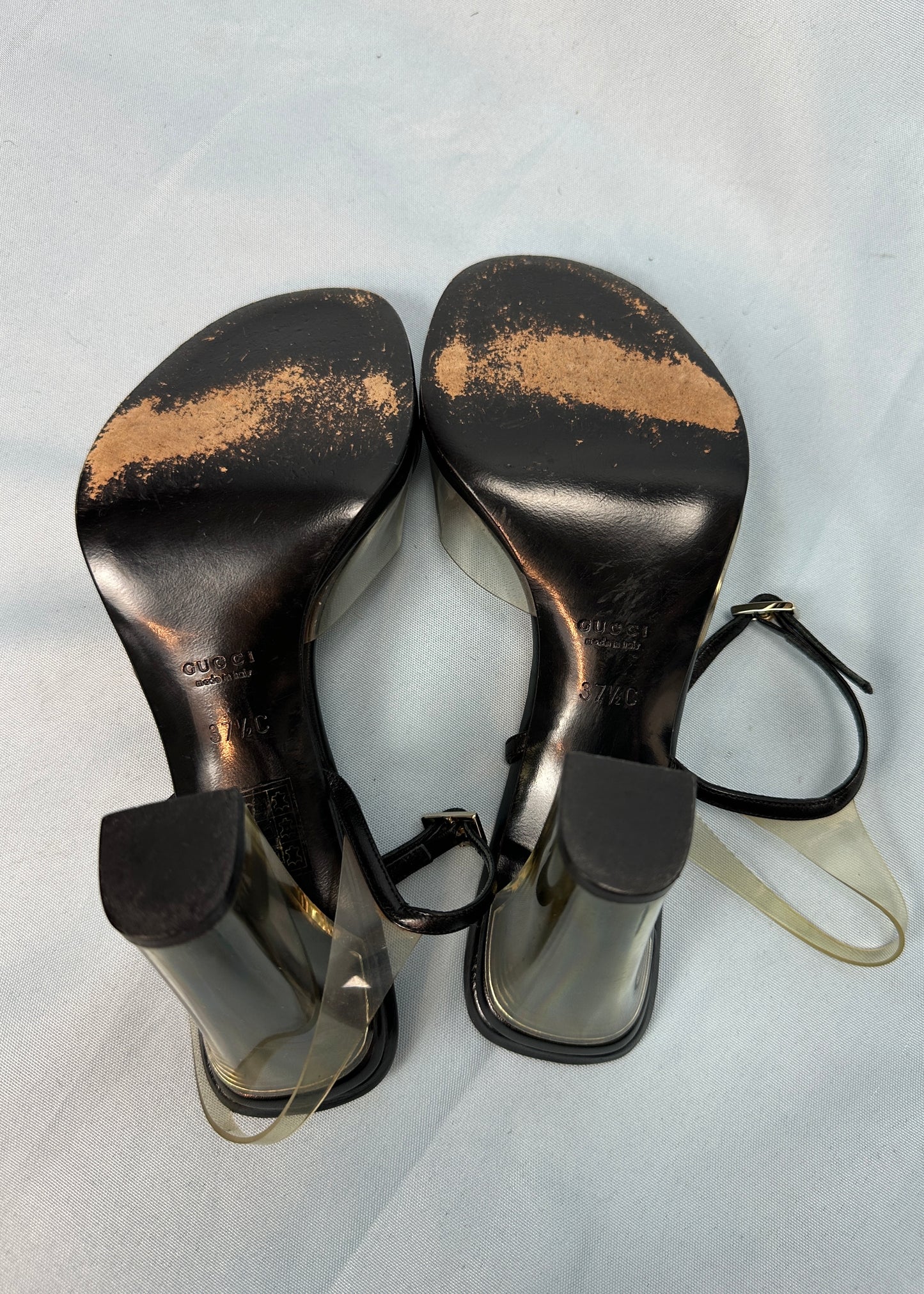 Gucci by Tom Ford Black Perspex Heels