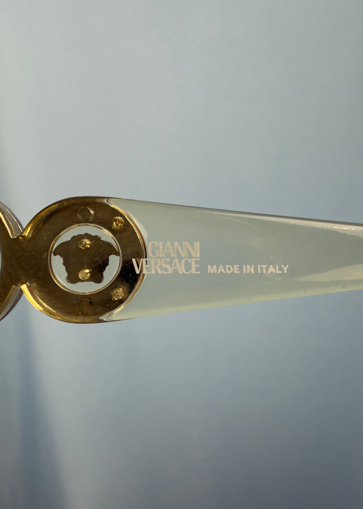 Versace Fall 1996 Rhinestone Medusa Sunglasses