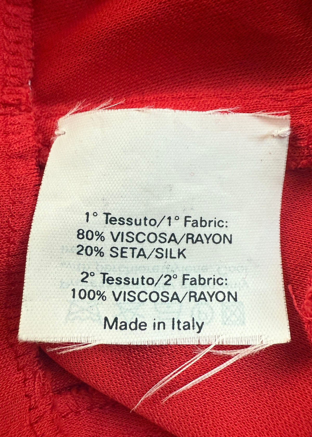 Yves Saint Laurent Fall 2003 Red Ruffle Sheer Panel Skirt