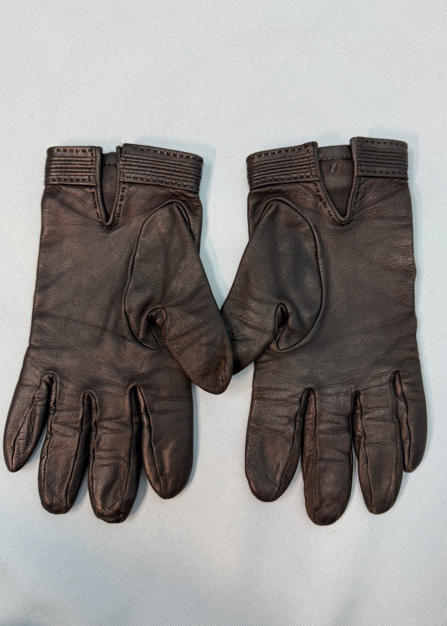 Hermès Black Leather Kelly & Constance Bag Charm Gloves
