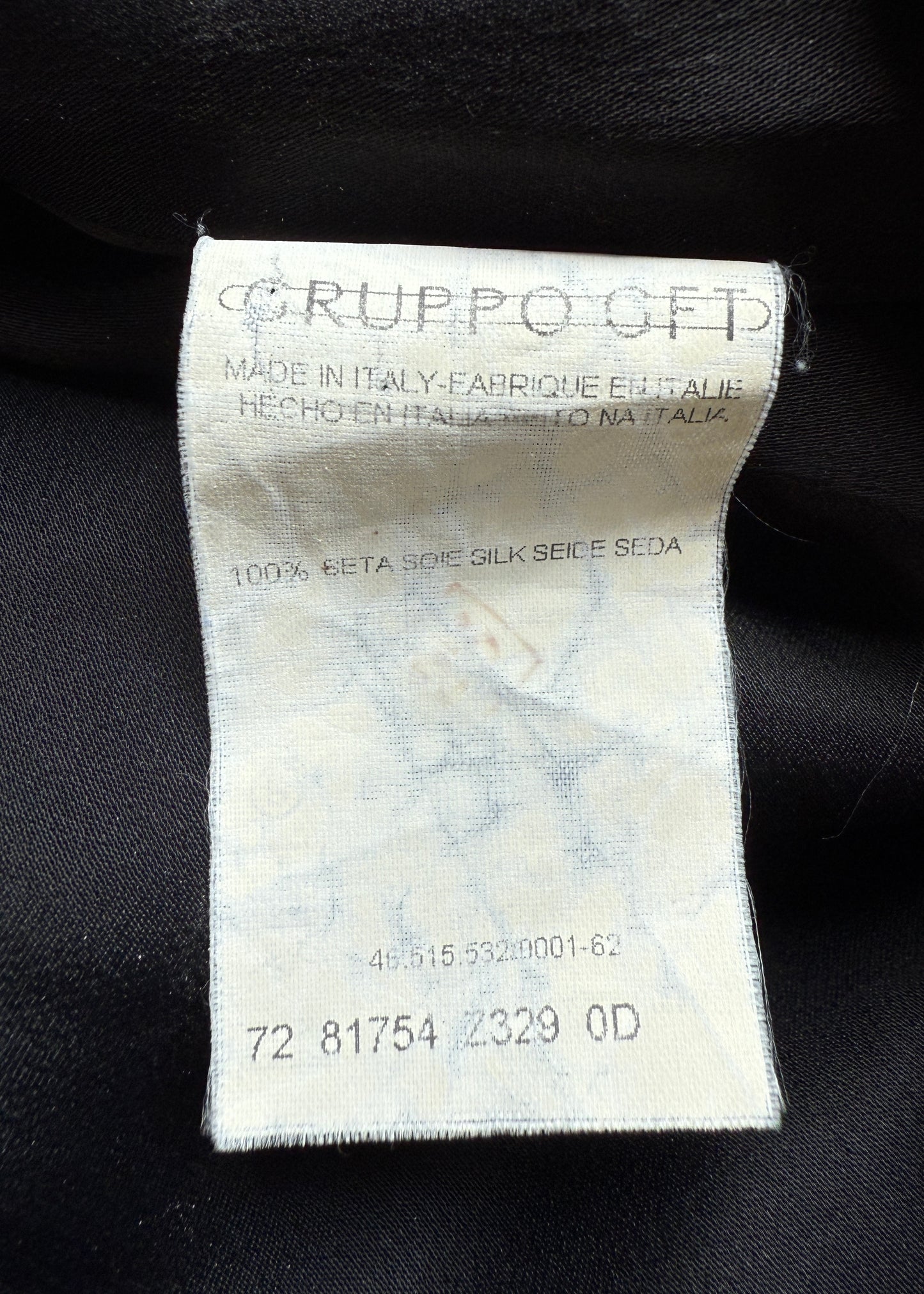 Valentino 1990s Black Pleated Silk Chiffon Dress