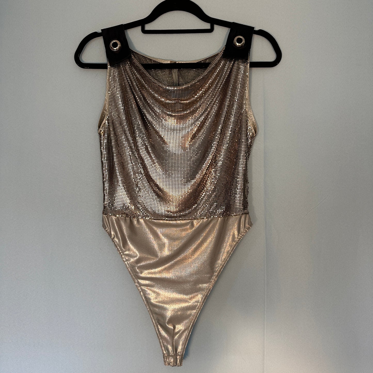Atelier Versace Spring 1994 Oroton Bodysuit Top