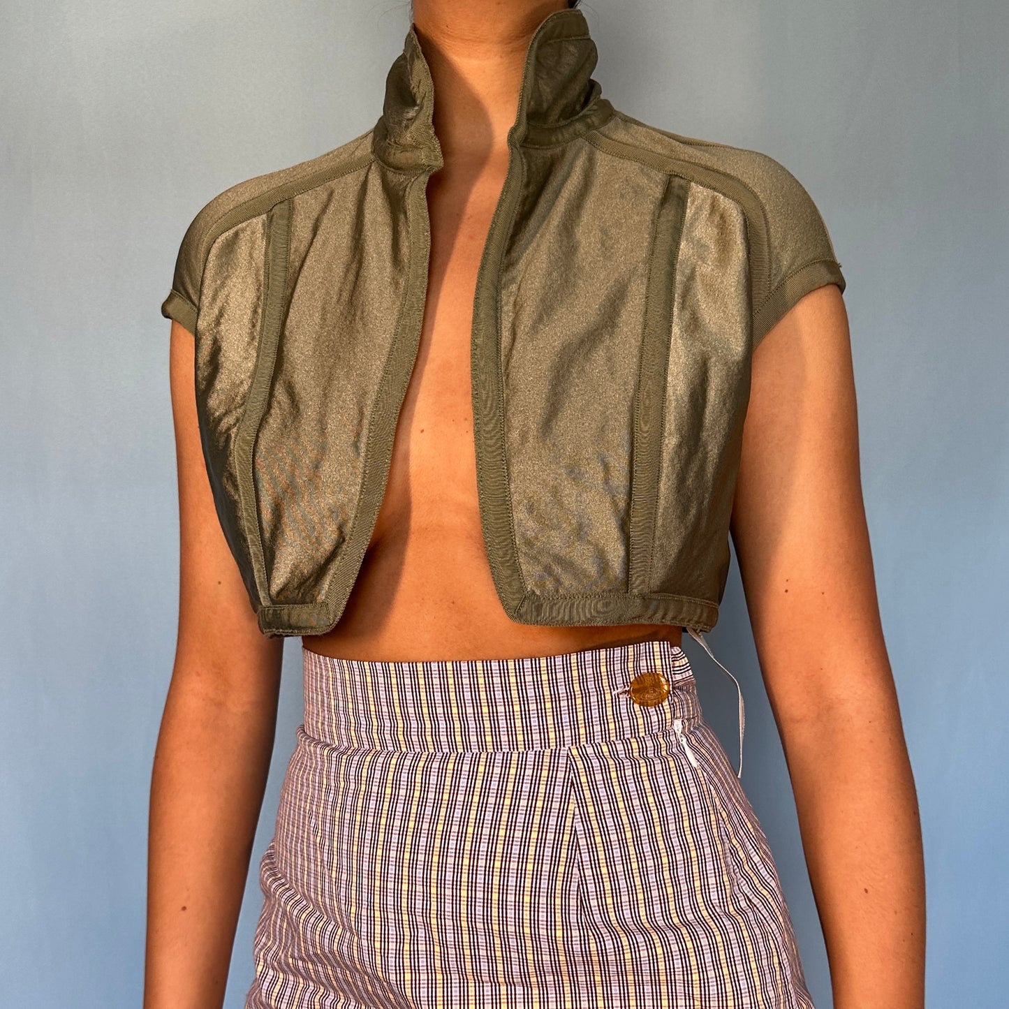 John Galliano Spring 1991 Bolero Jacket Vest
