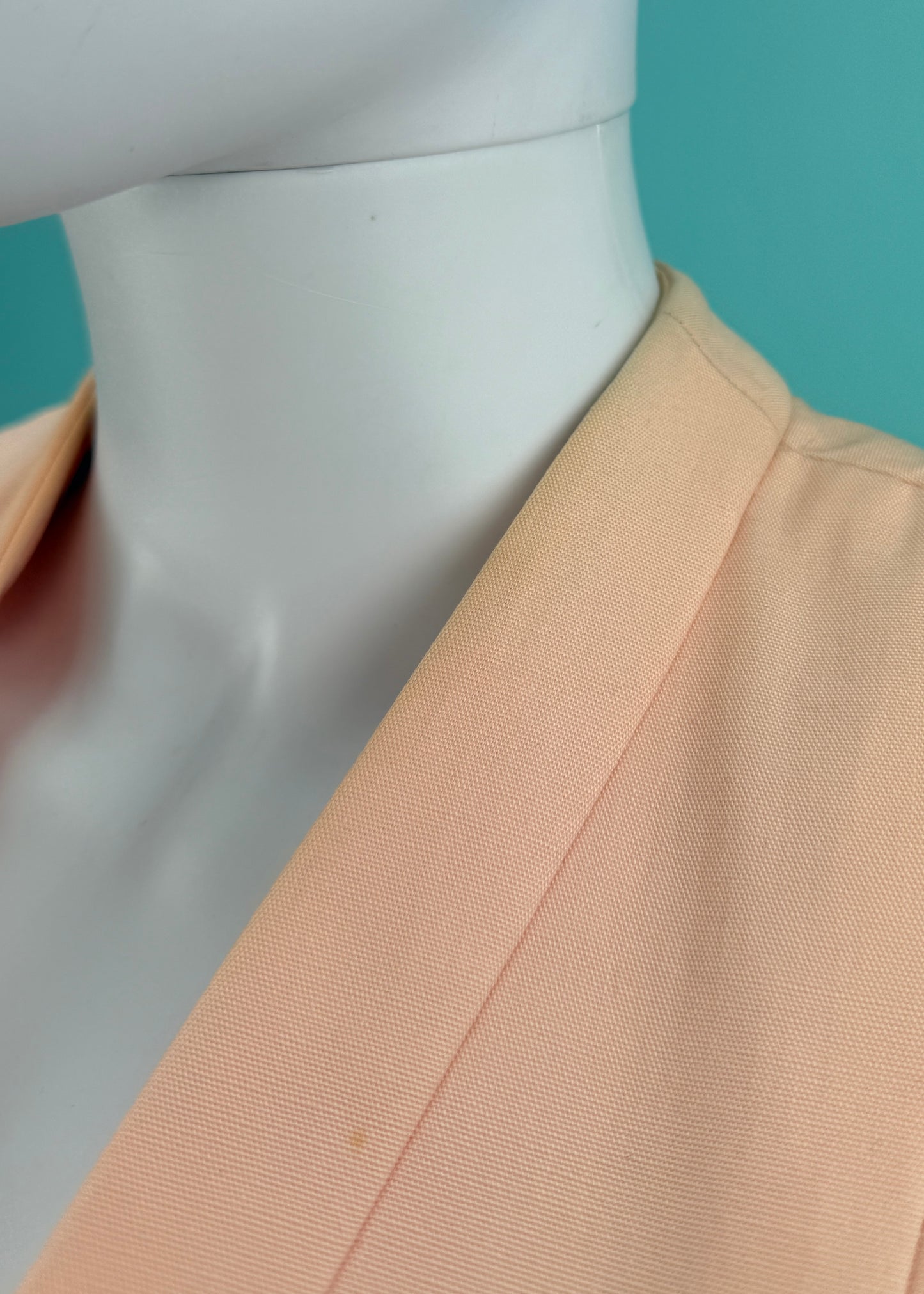 Chanel Spring 1992 Peach Jacket & Skirt Suit Set