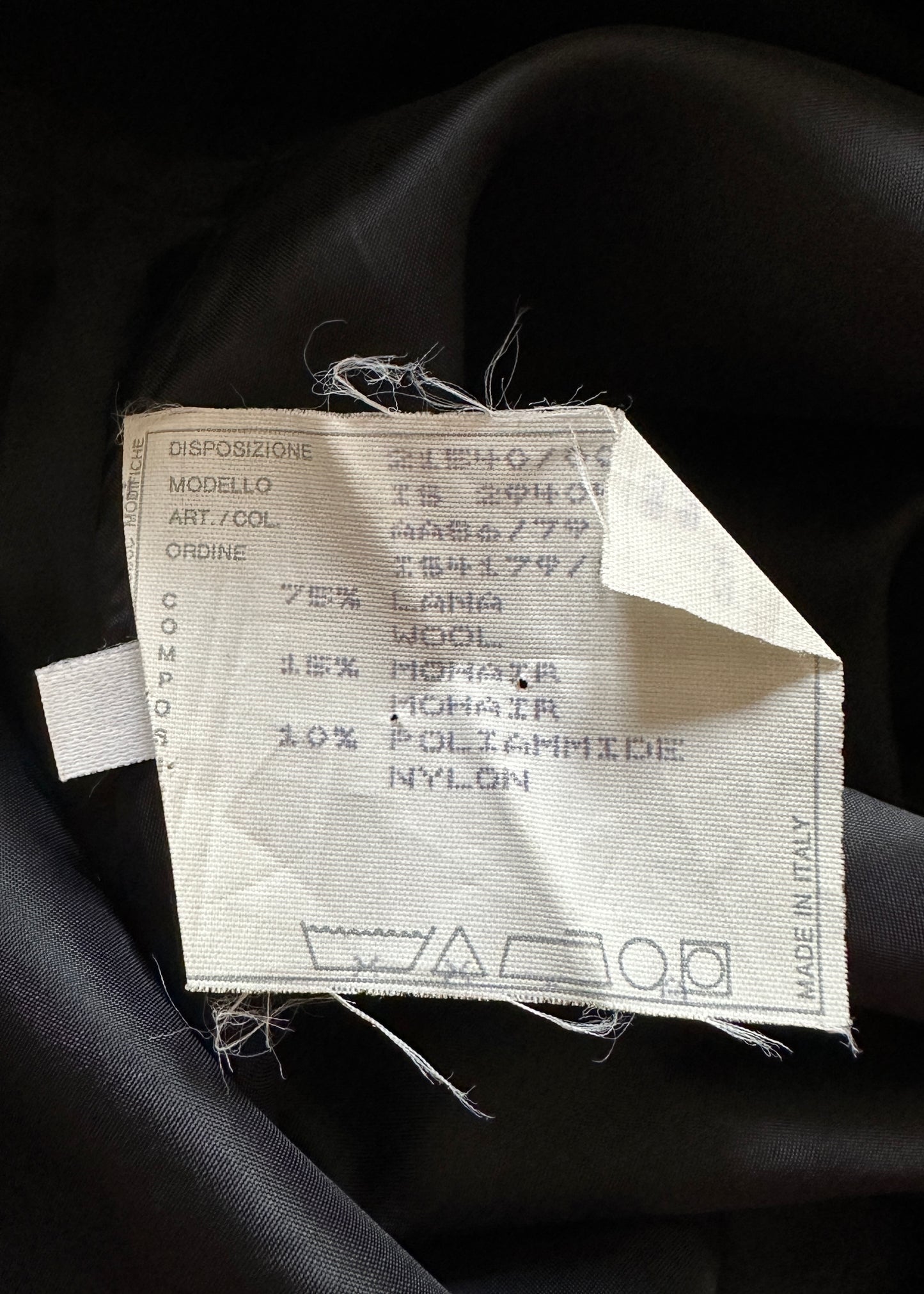 Alexander McQueen Spring 1998 Black Floral Embroidered Dress