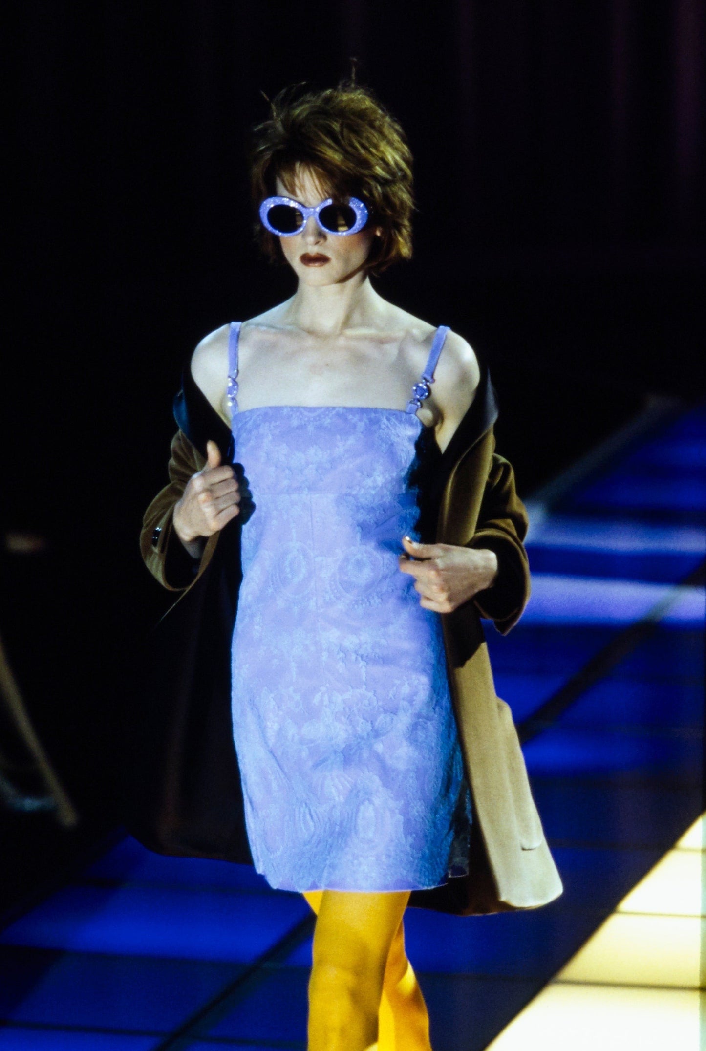Versace Fall 1996 Rhinestone Medusa Sunglasses