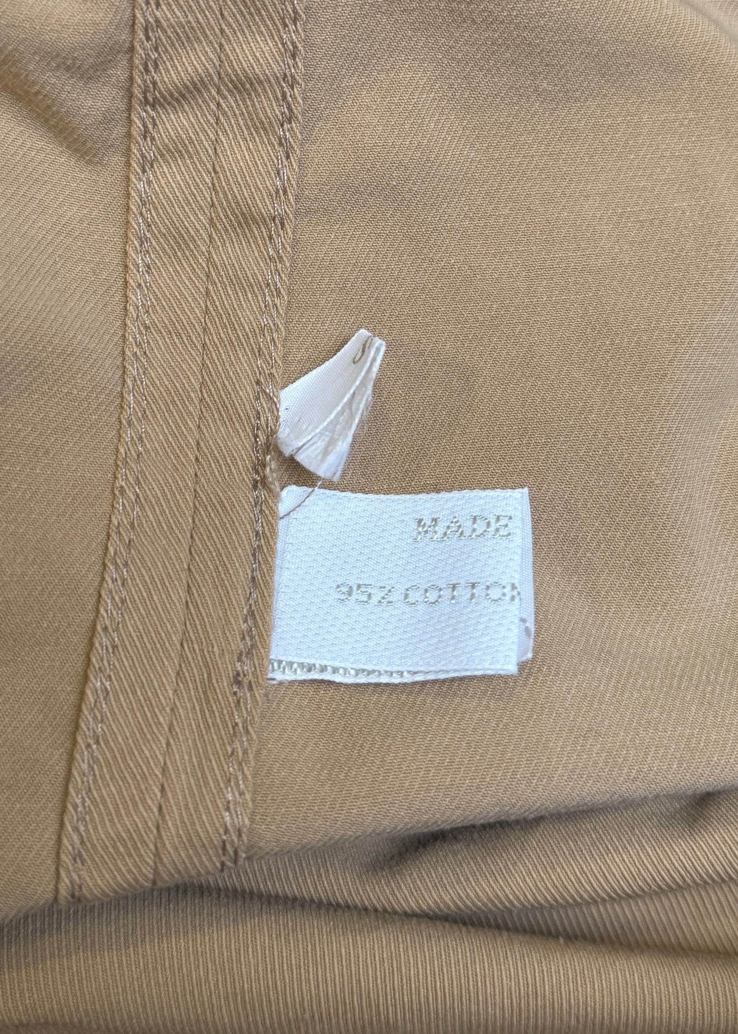 *Menswear* Prada Spring 1998 Runway Beige Pullover