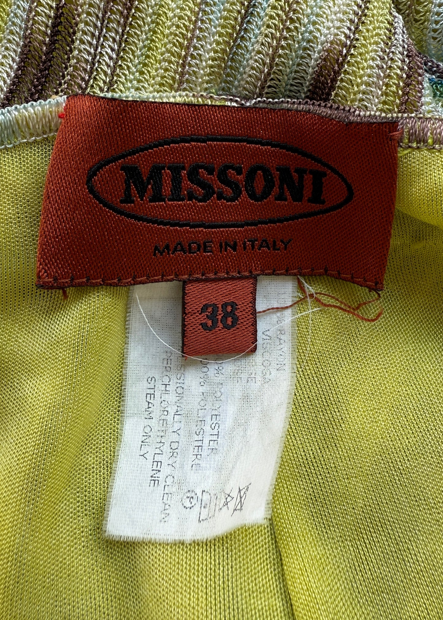 Missoni Green & Purple Knit Pants