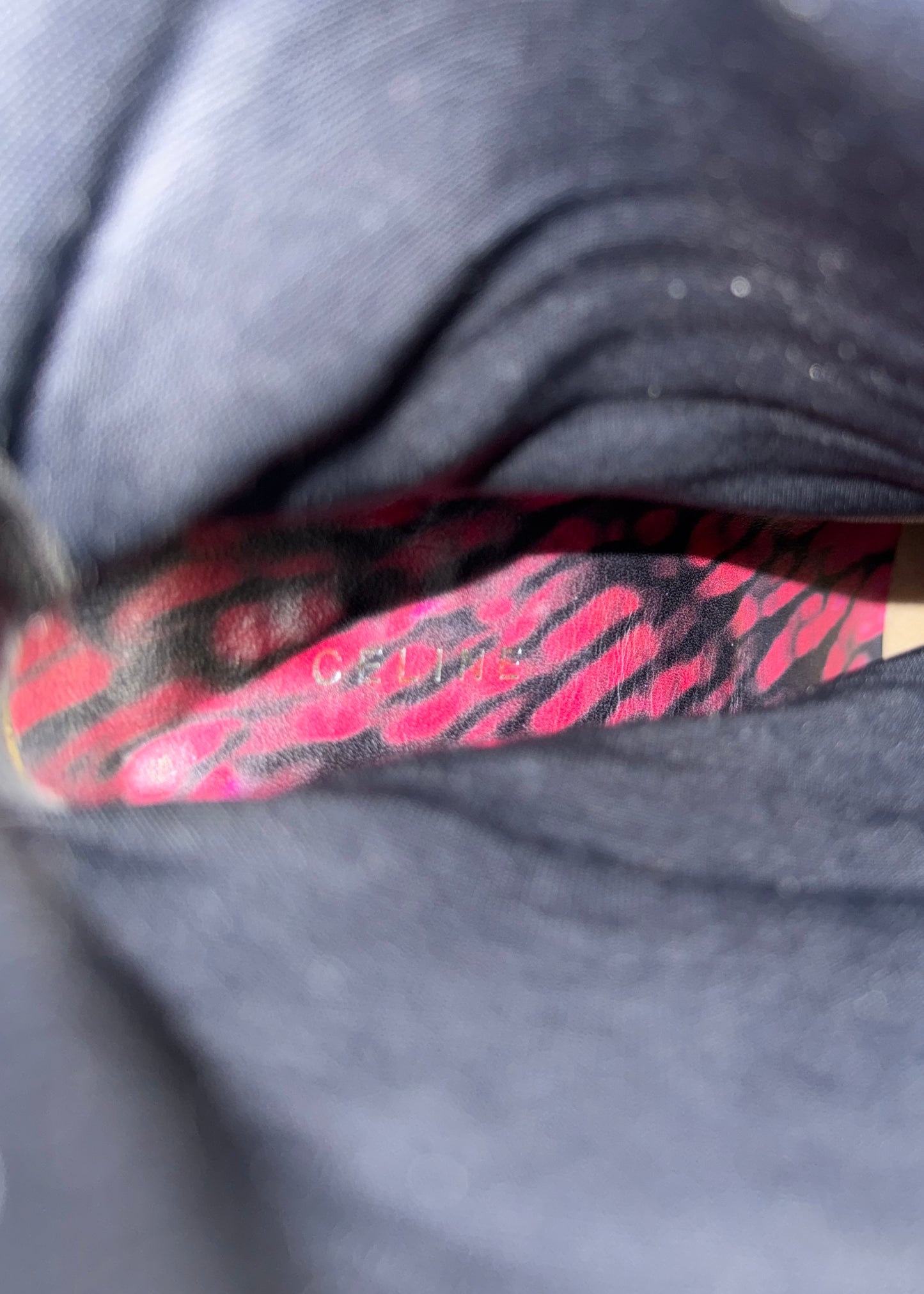 Celine Fall 2008 Runway Black Leather Wedge Boot Heels