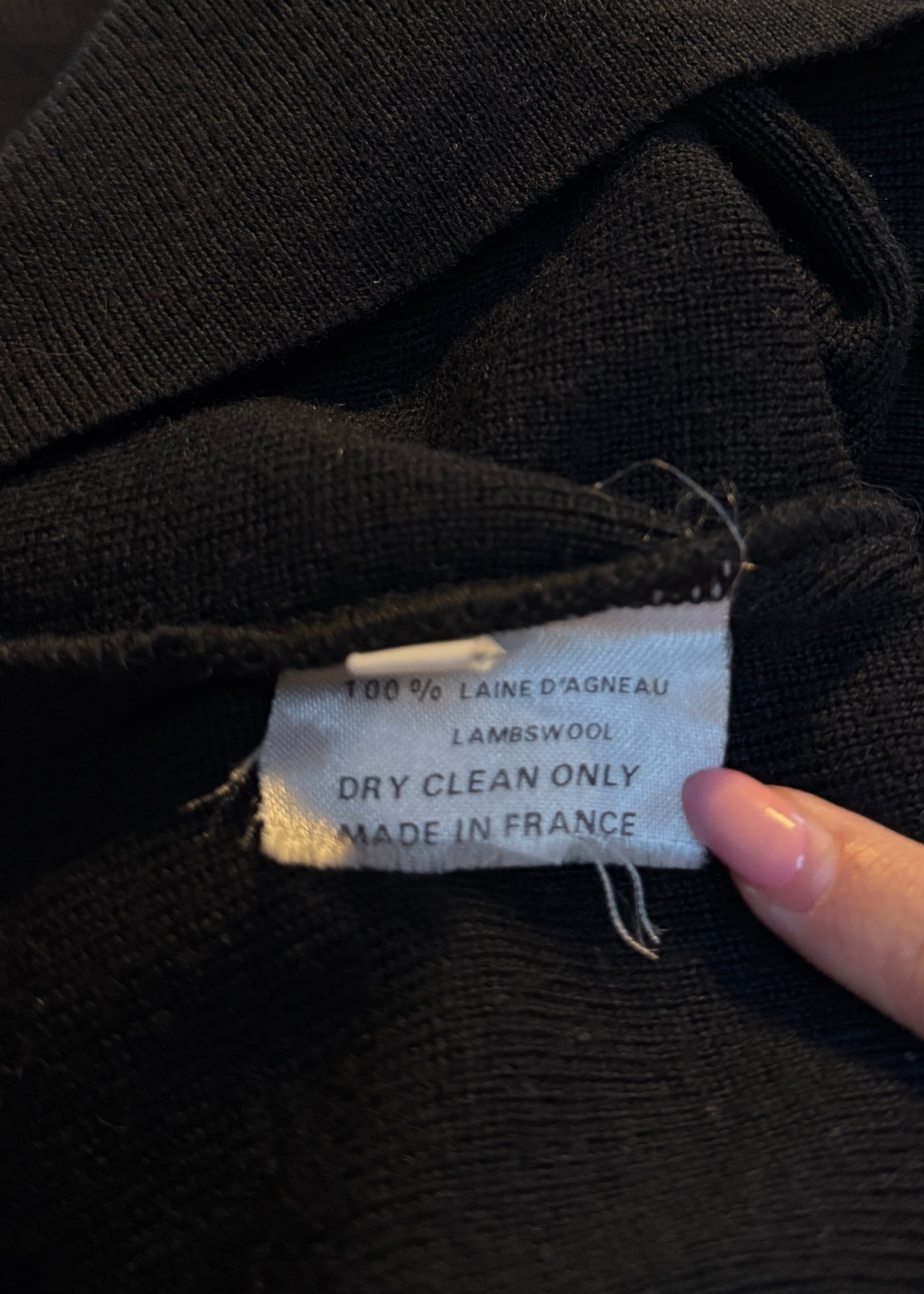 Yves Saint Laurent Fall 1993 Ostrich Feather Sweater Top