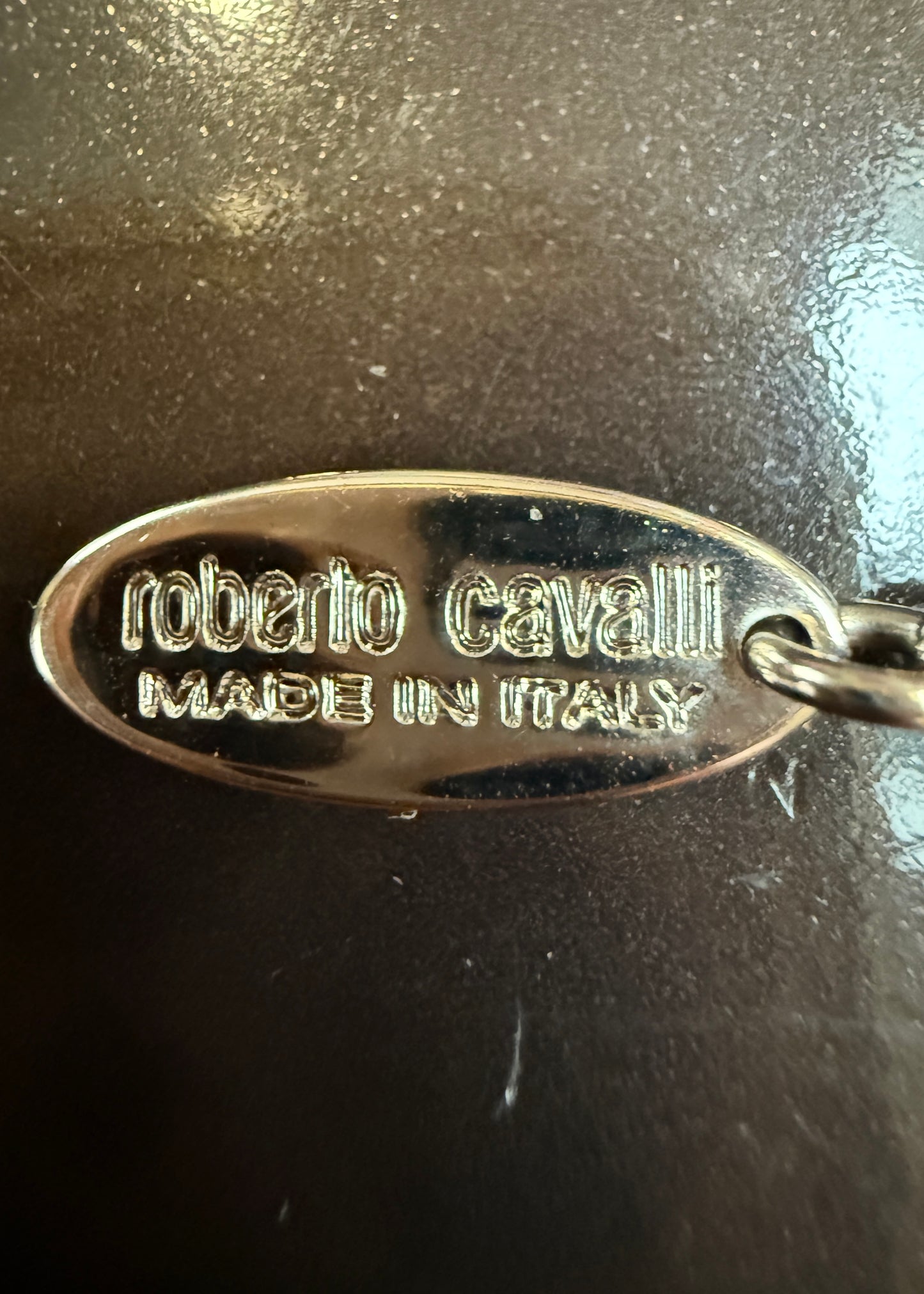 Roberto Cavalli Pink Crystal Spider Necklace / Brooch