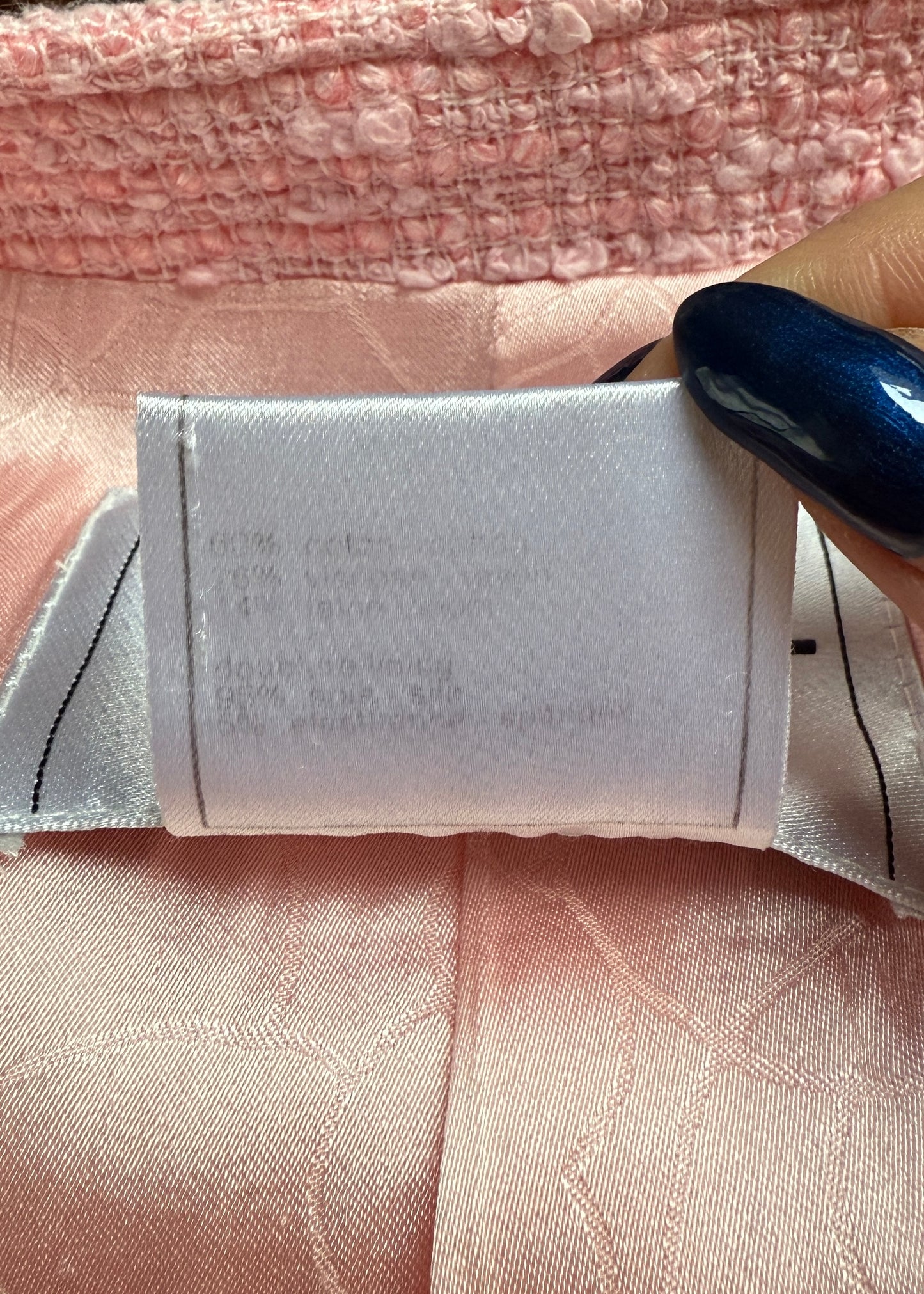 Chanel Cruise 2003 Runway Pink Tweed "Coco" Puffy Heart Jacket