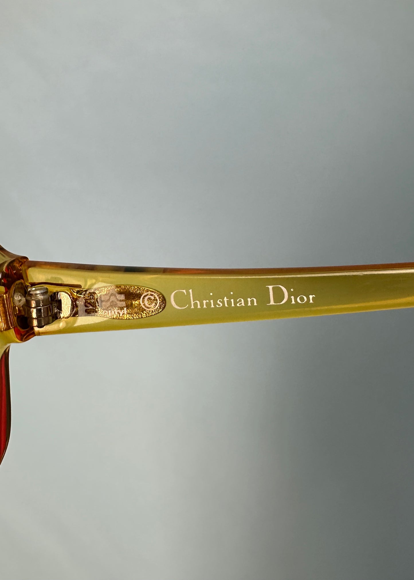 Dior 1970’s Orange Sunglasses
