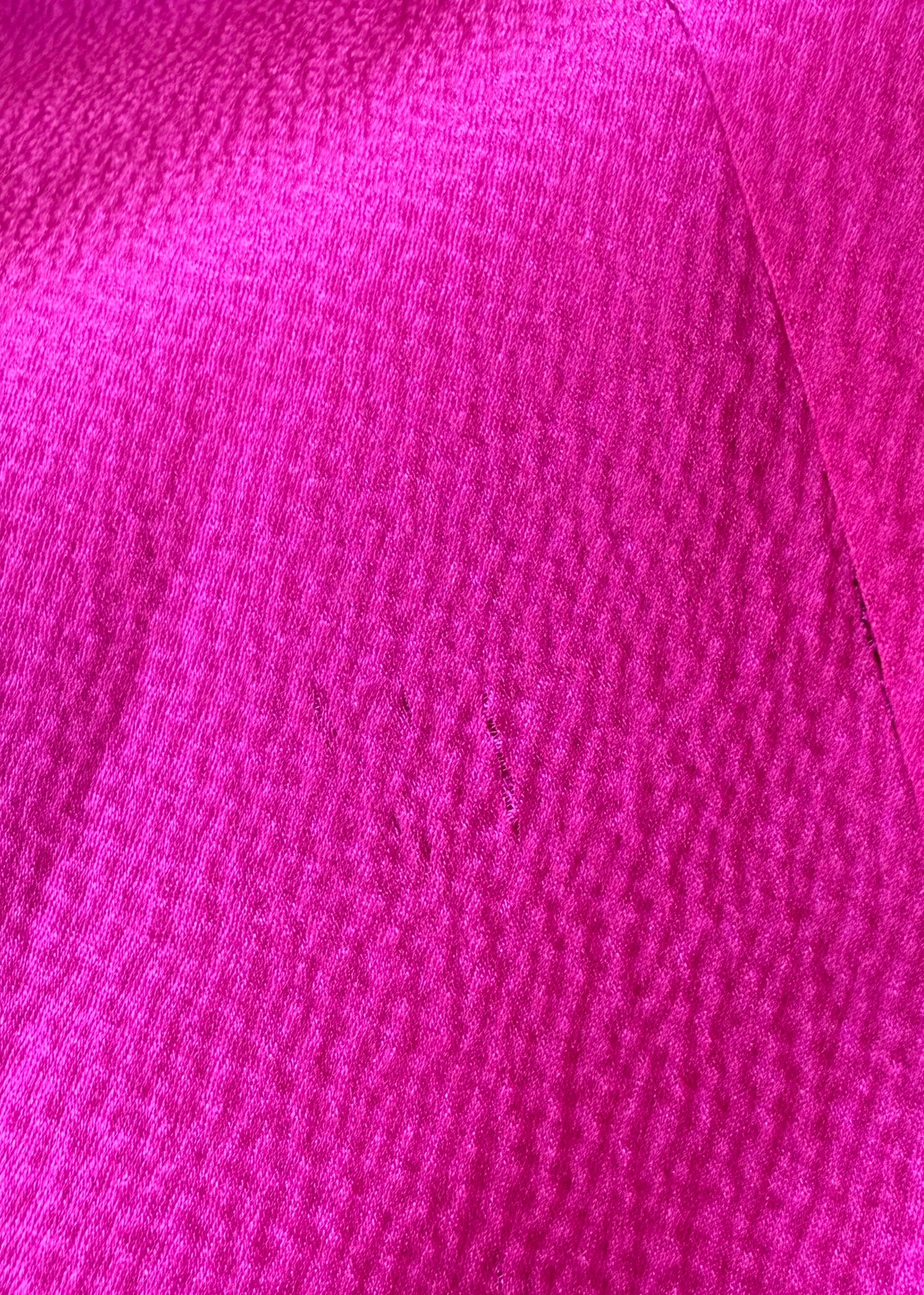 Dior Fall 2007 Fuchsia Pink Silk Draped Dress