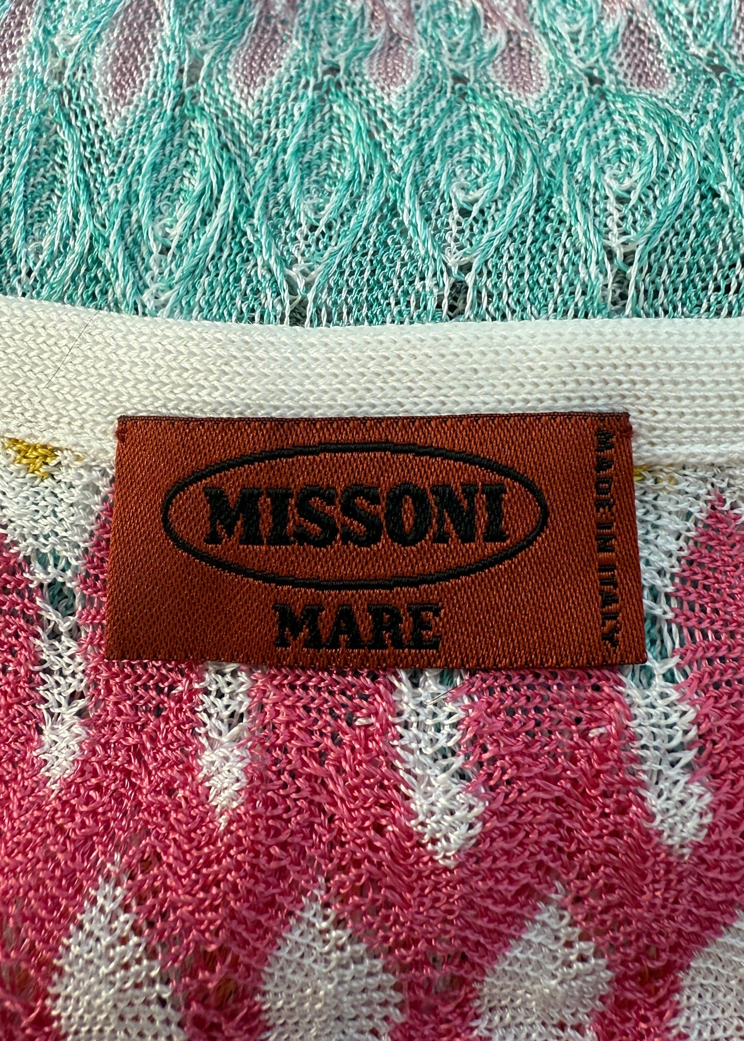 Missoni Multi Coloured Knit Wrap Dress