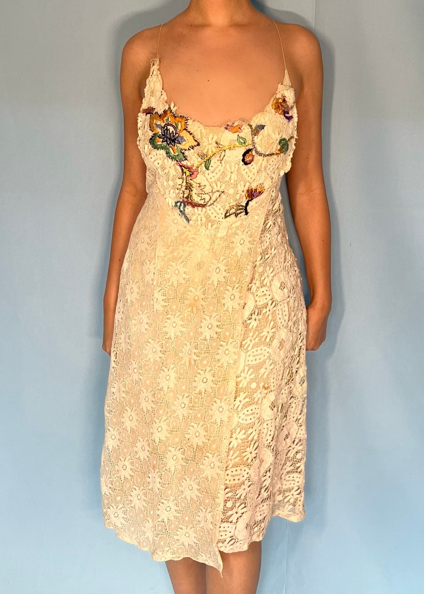 Christian Lacroix Lace Embroidered Dress