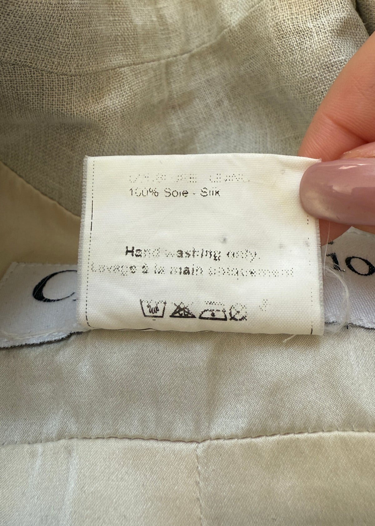 Dior Spring 2001 Corset Style Linen Jacket