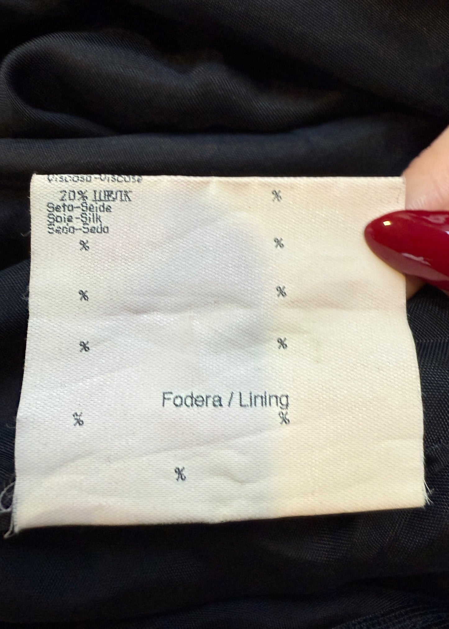 Ungaro Fever Black Embellished Devore Velvet Handkerchief Fringe Dress