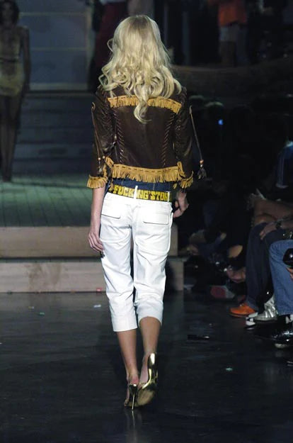 DSquared2 Spring 2005 Runway "Fucking Stoner" Leather Belt