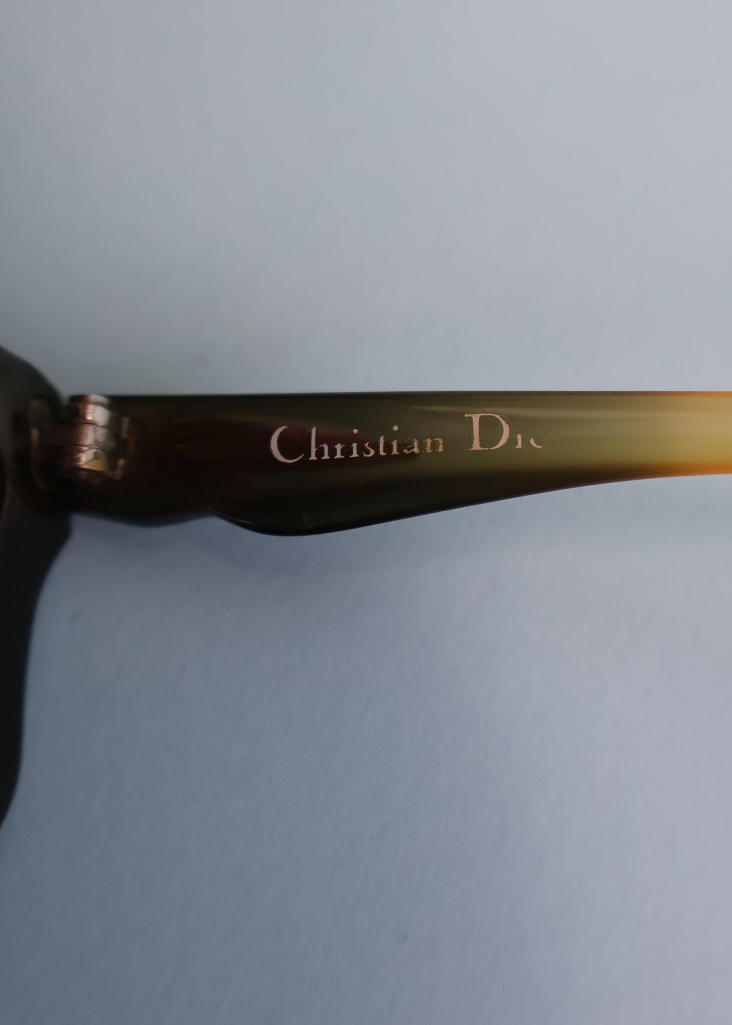 Dior 1970’s Orange & Green Ombre Sunglasses