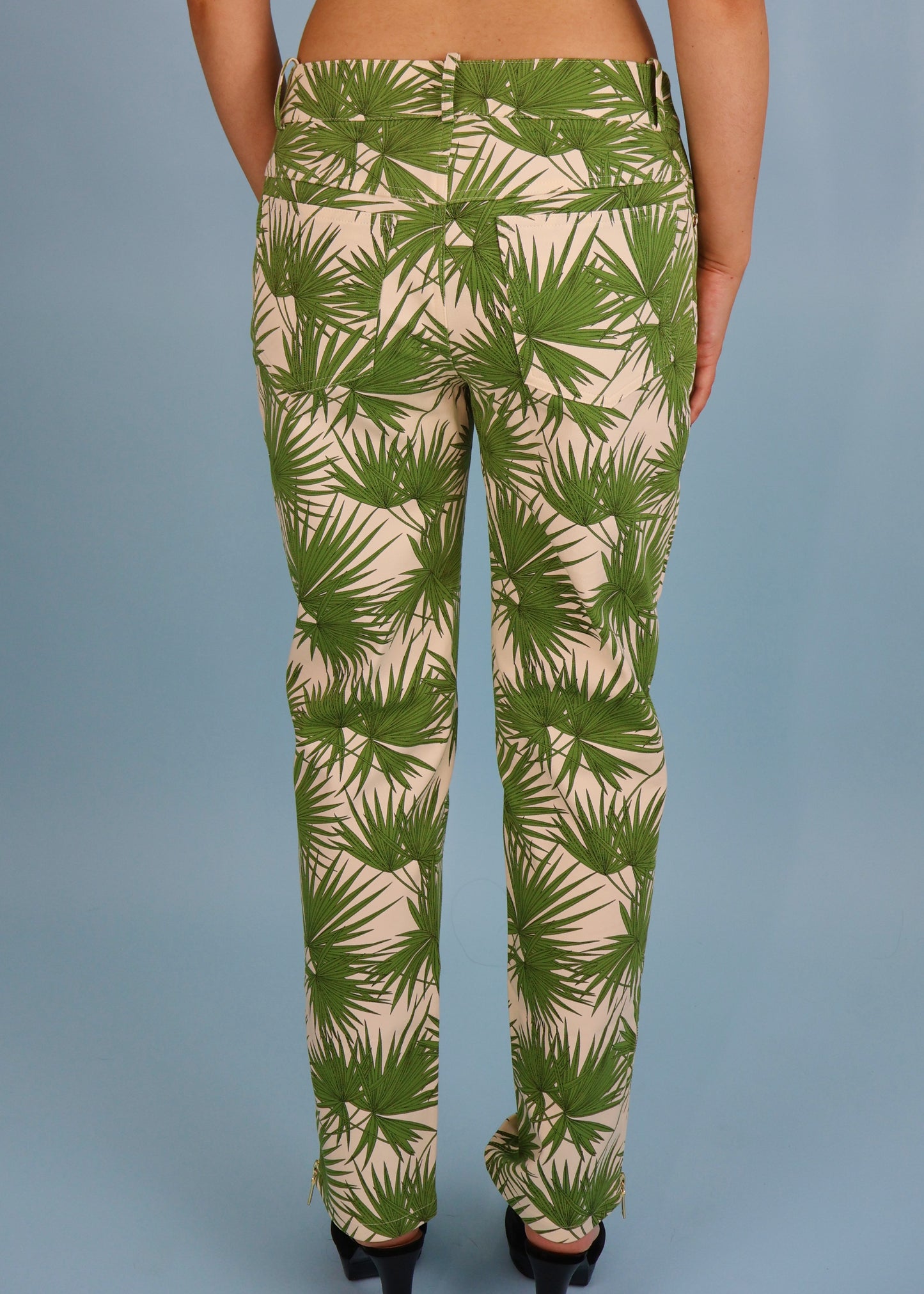 Celine Spring 2004 Tropical Print Pants