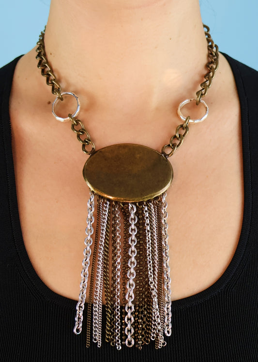 Chloé Fall 2005 Chain Fringe Pendant Necklace