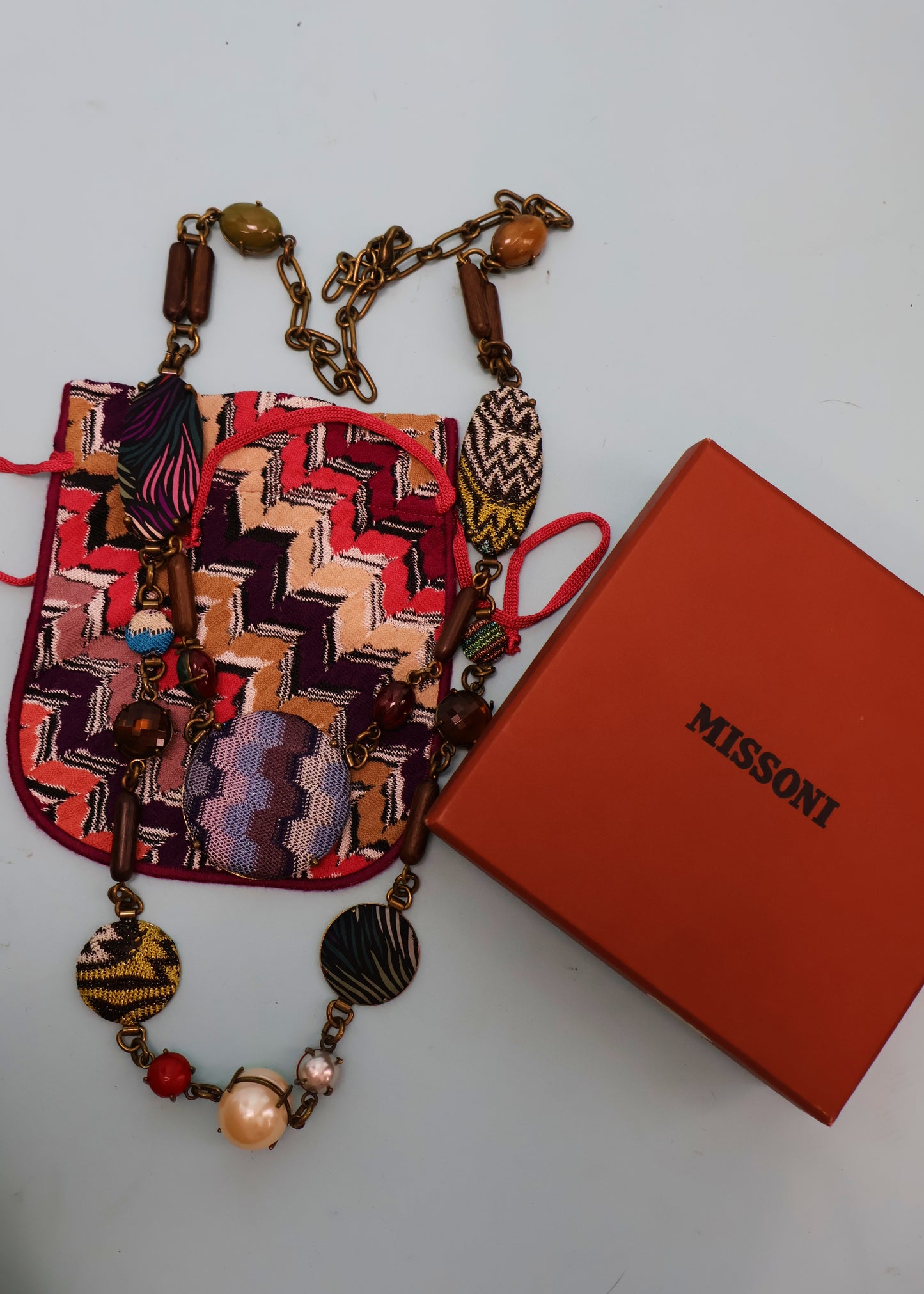 Missoni Fall 2006 Patterned Bead Double Necklace